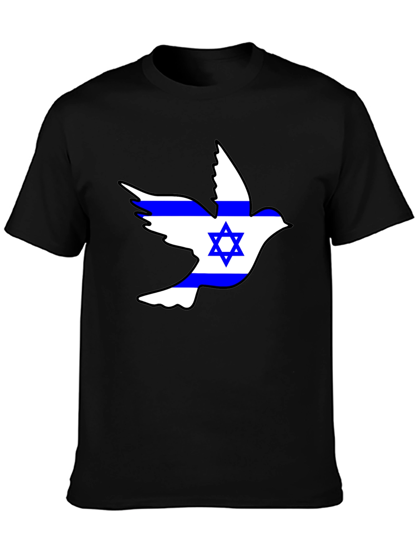 Peace Dove Israeli Flag T-Shirt