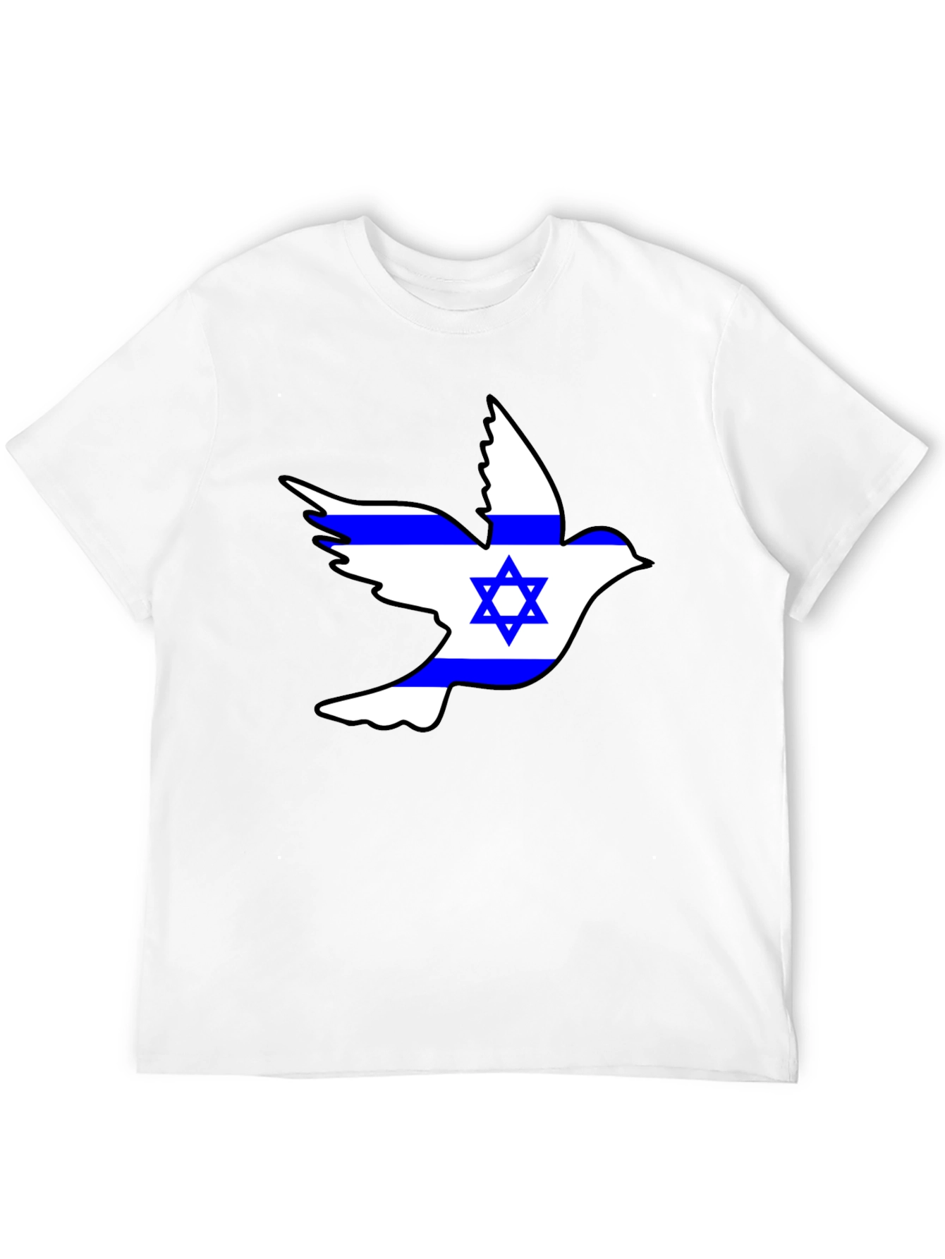 Peace Dove Israeli Flag T-Shirt