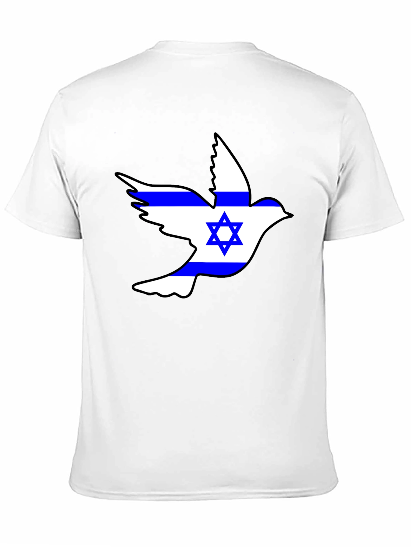 Peace Dove Israeli Flag T-Shirt