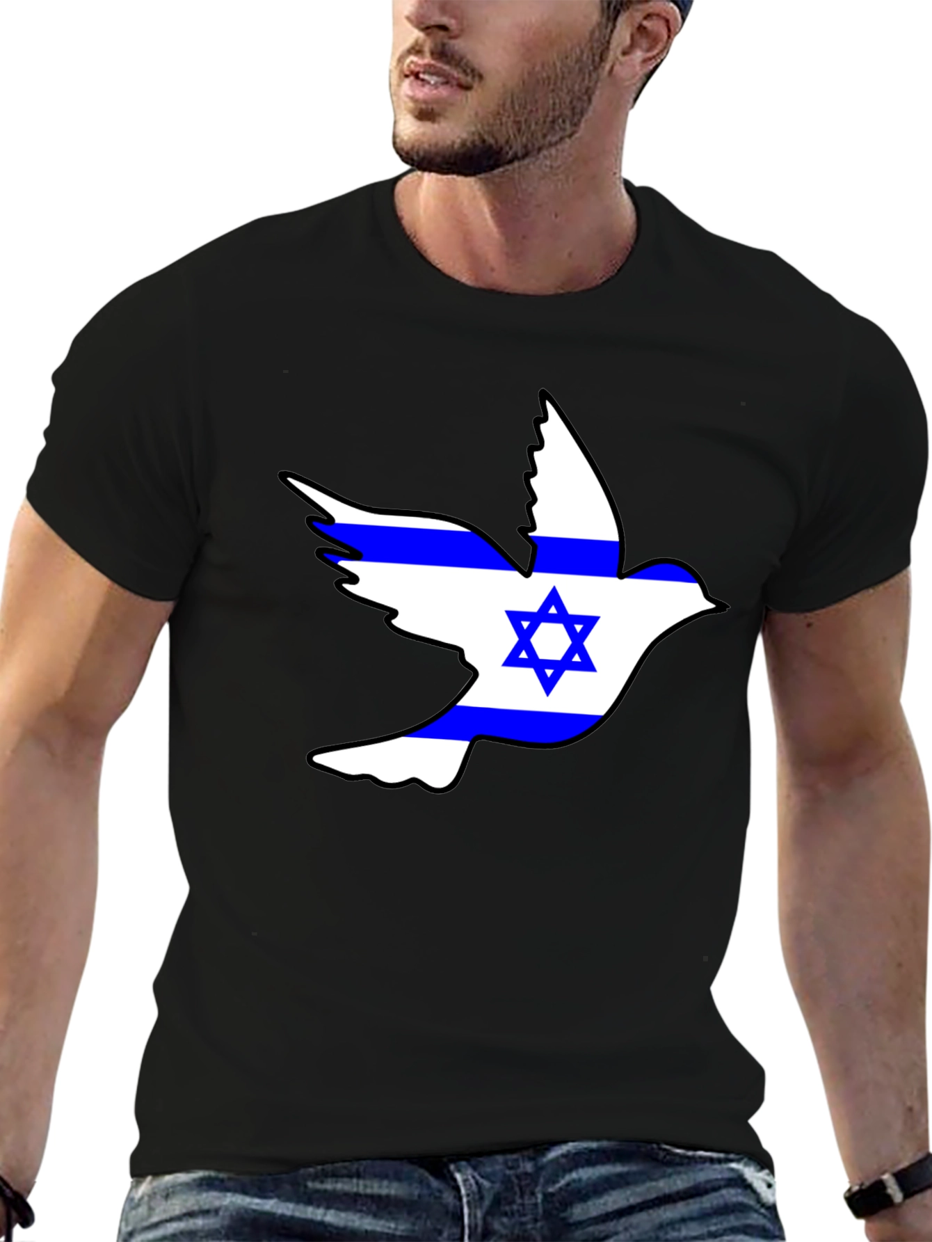 Peace Dove Israeli Flag T-Shirt