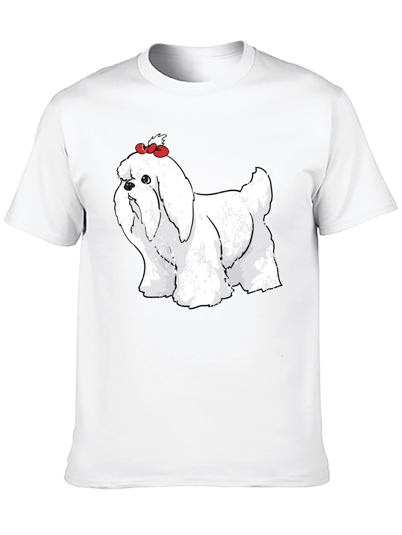 Dog Graphic Tee - Novelty Print Pet Lover T-Shirt