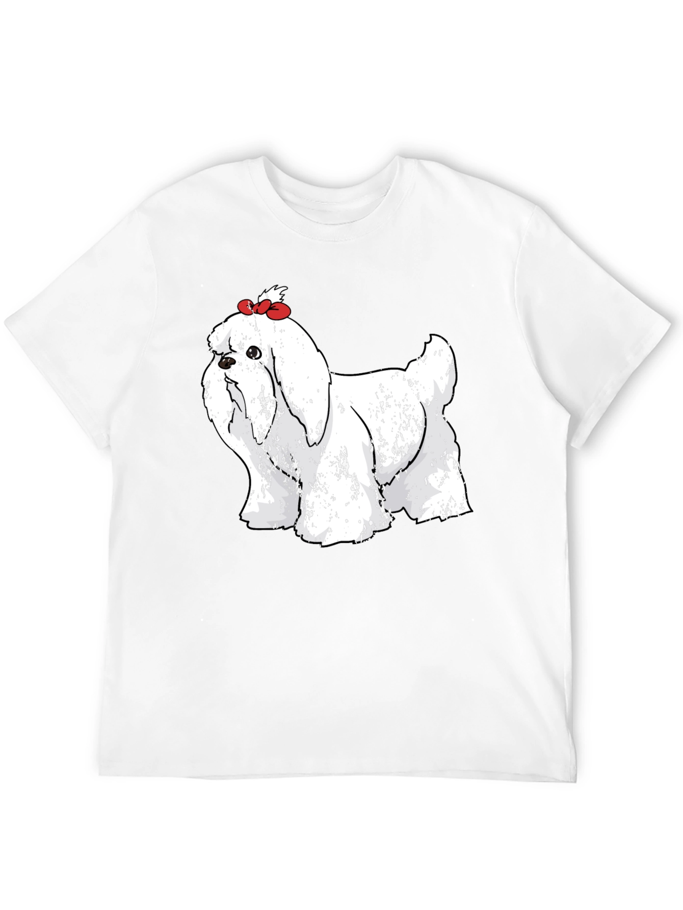 Dog Graphic Tee - Novelty Print Pet Lover T-Shirt