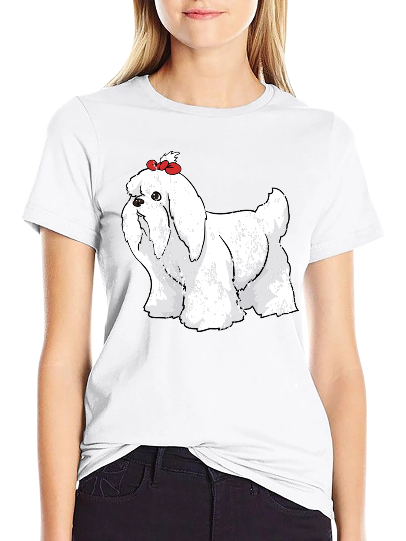Dog Graphic Tee - Novelty Print Pet Lover T-Shirt