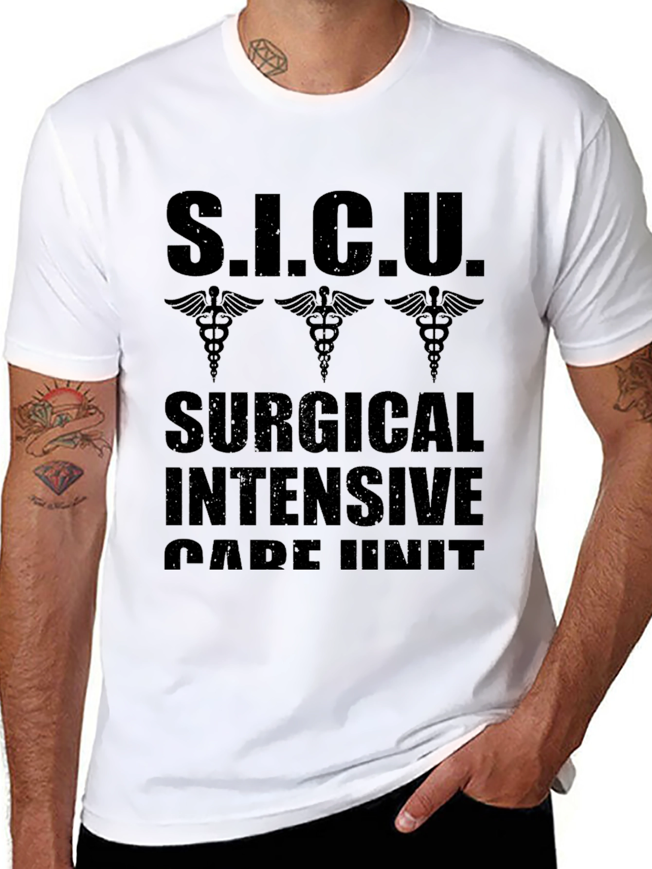 S.I.C.U. Surgical Intensive Care Unit Graphic Tee