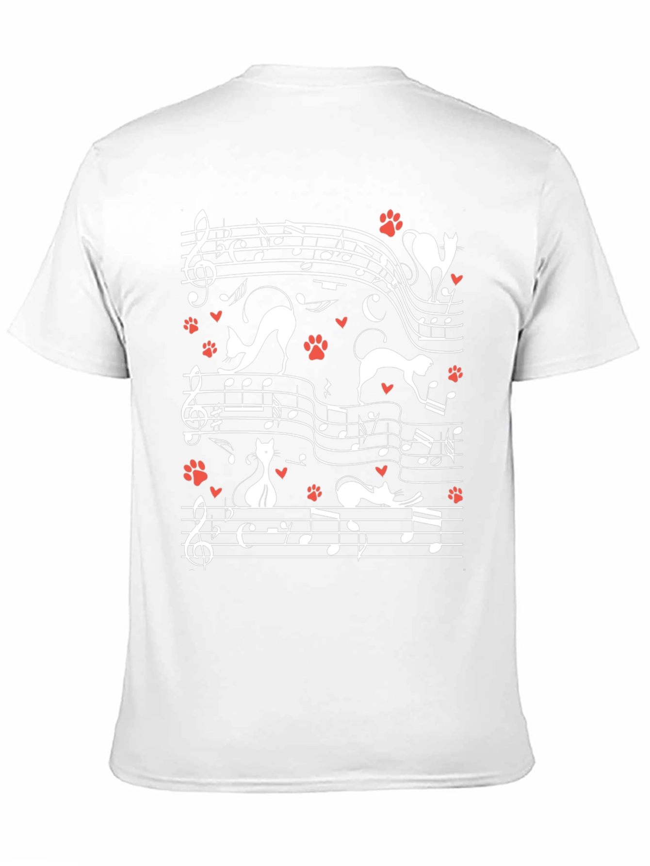 Musical Cats T-Shirt - Novelty Music Lover Tee