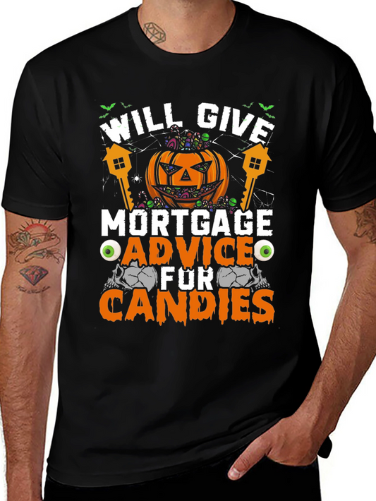 Mortgage Advice for Candies Halloween T-Shirt