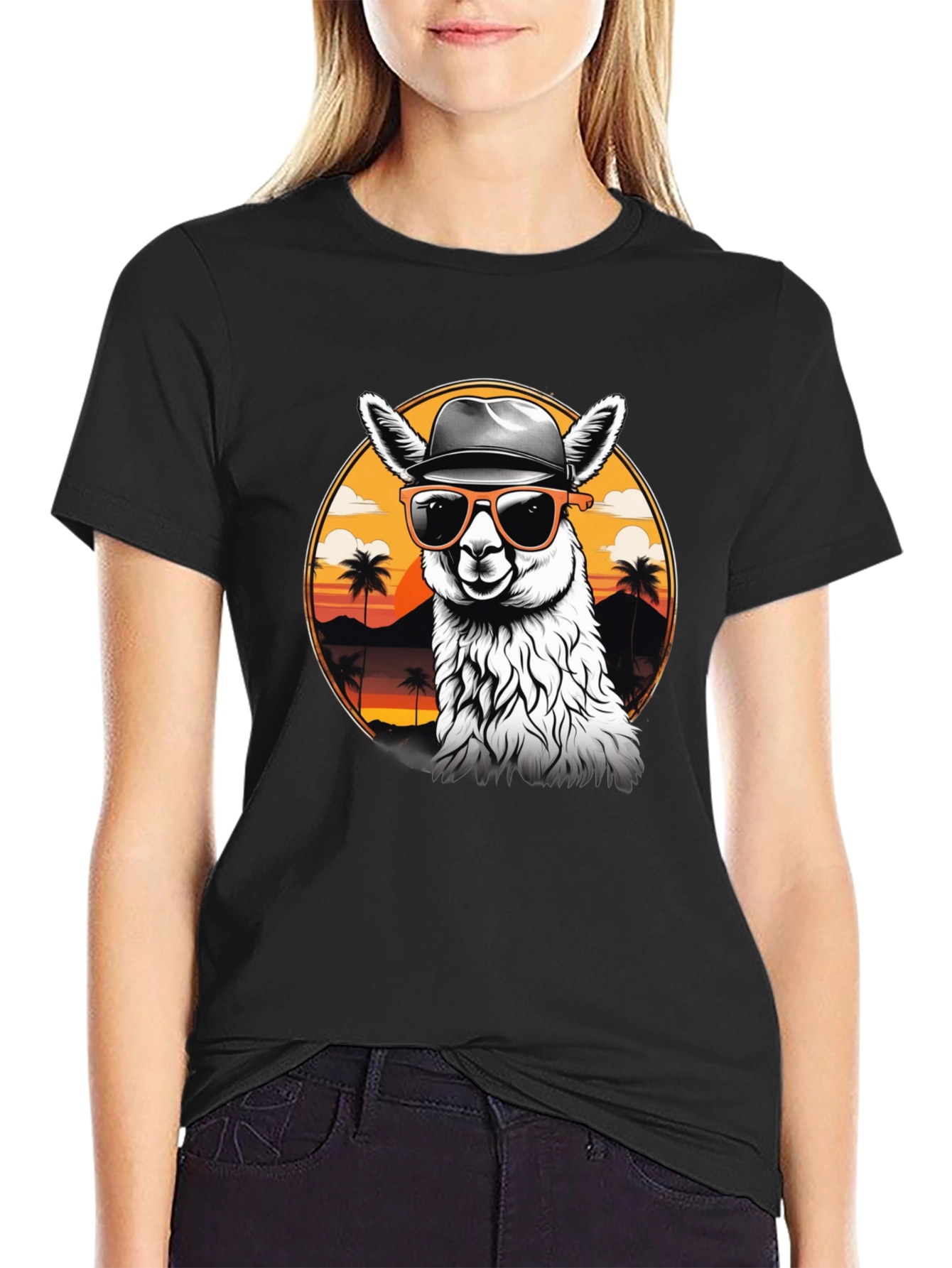 Cool Llama Graphic Tee
