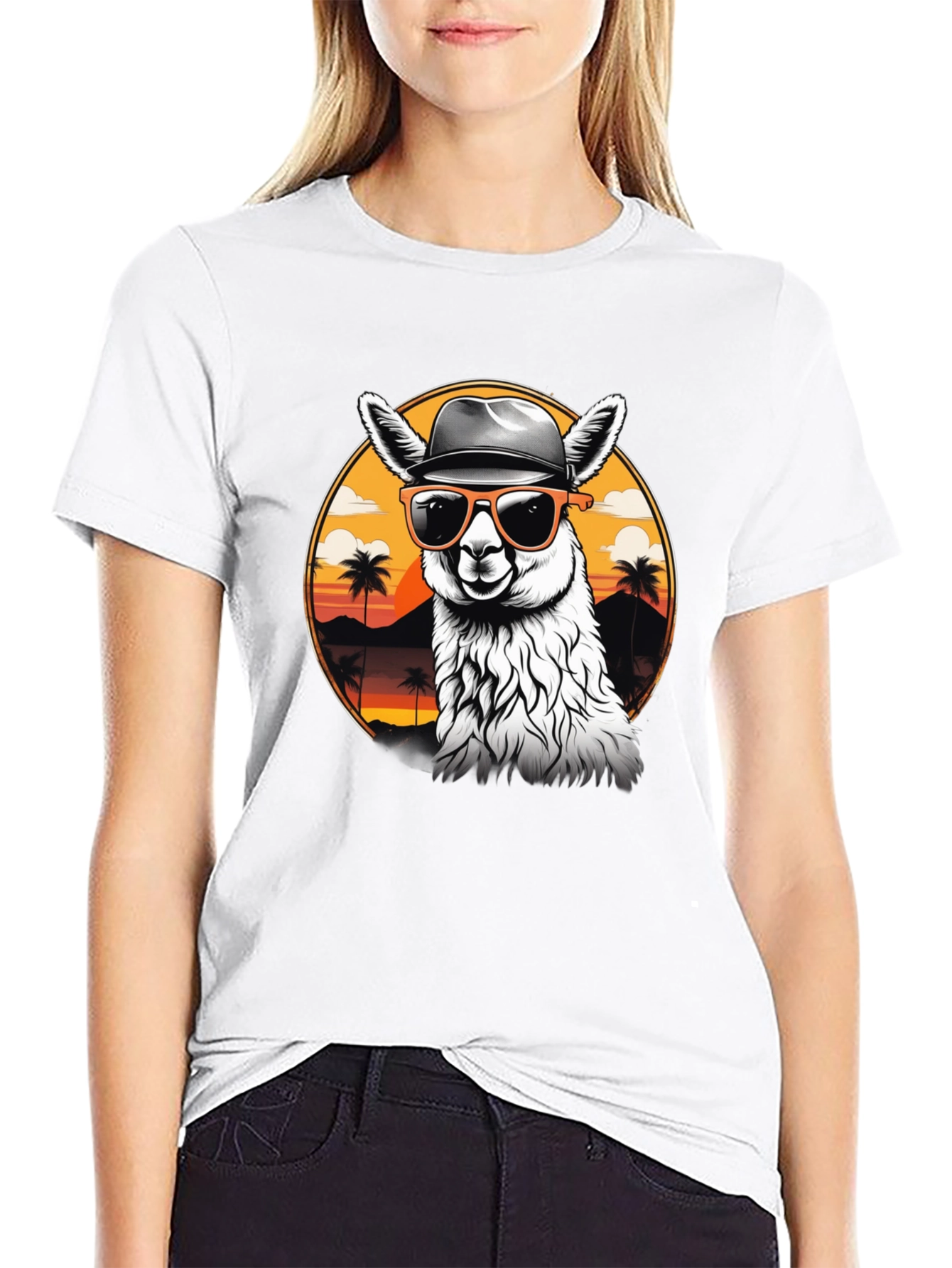 Cool Llama Graphic Tee