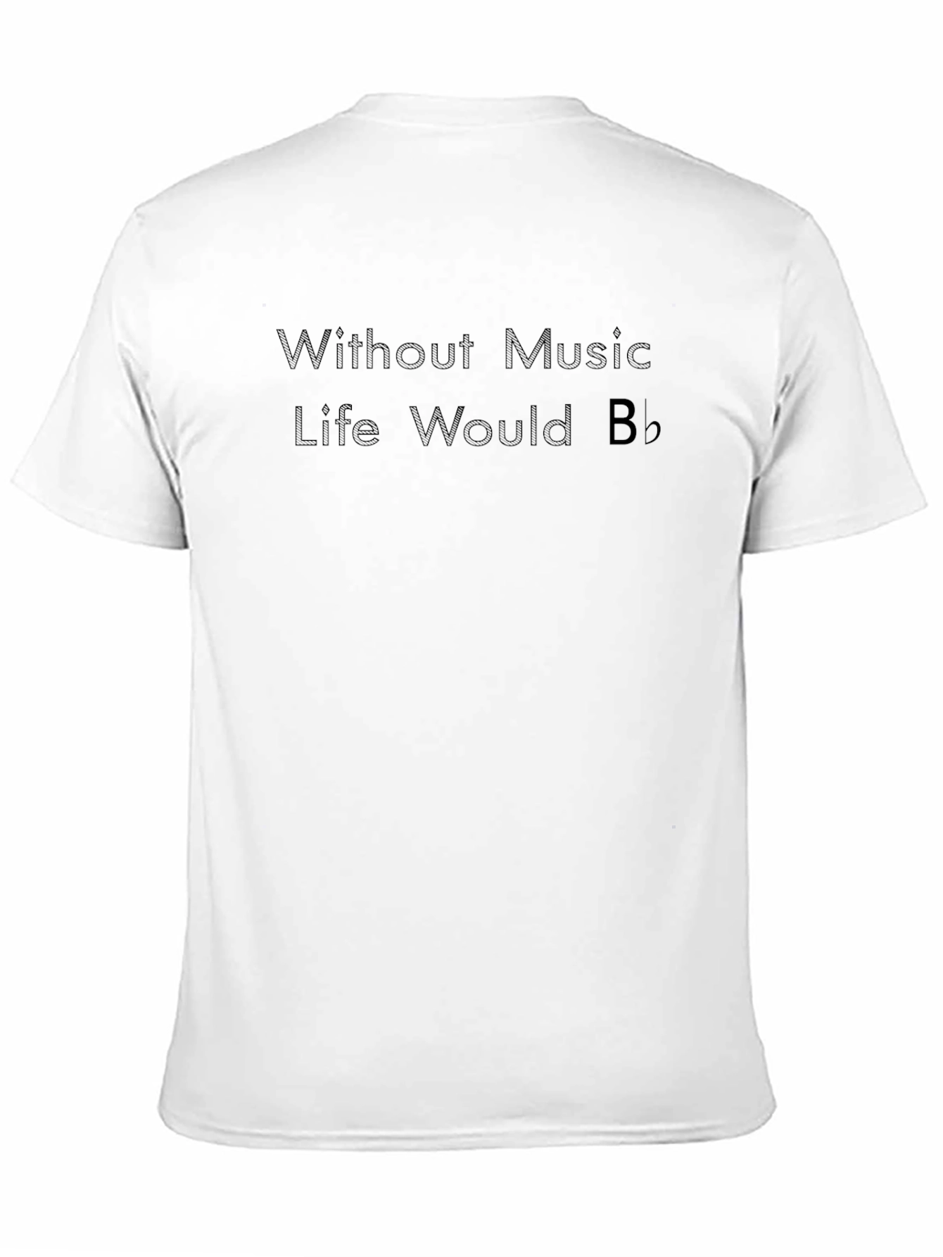 Without Music Life Would Bb Funny Music T-Shirt