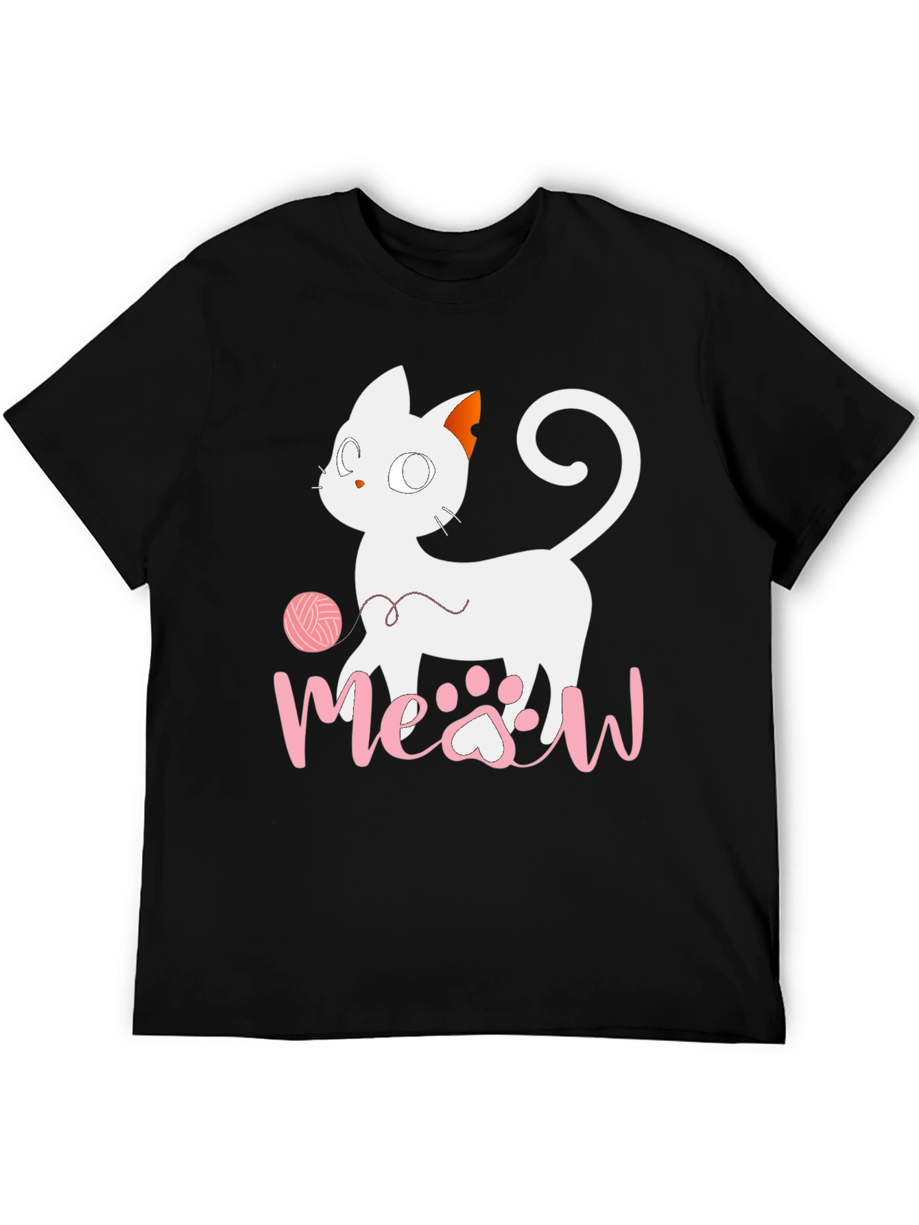 Cute Cat Meow T-Shirt - Fun Graphic Tee
