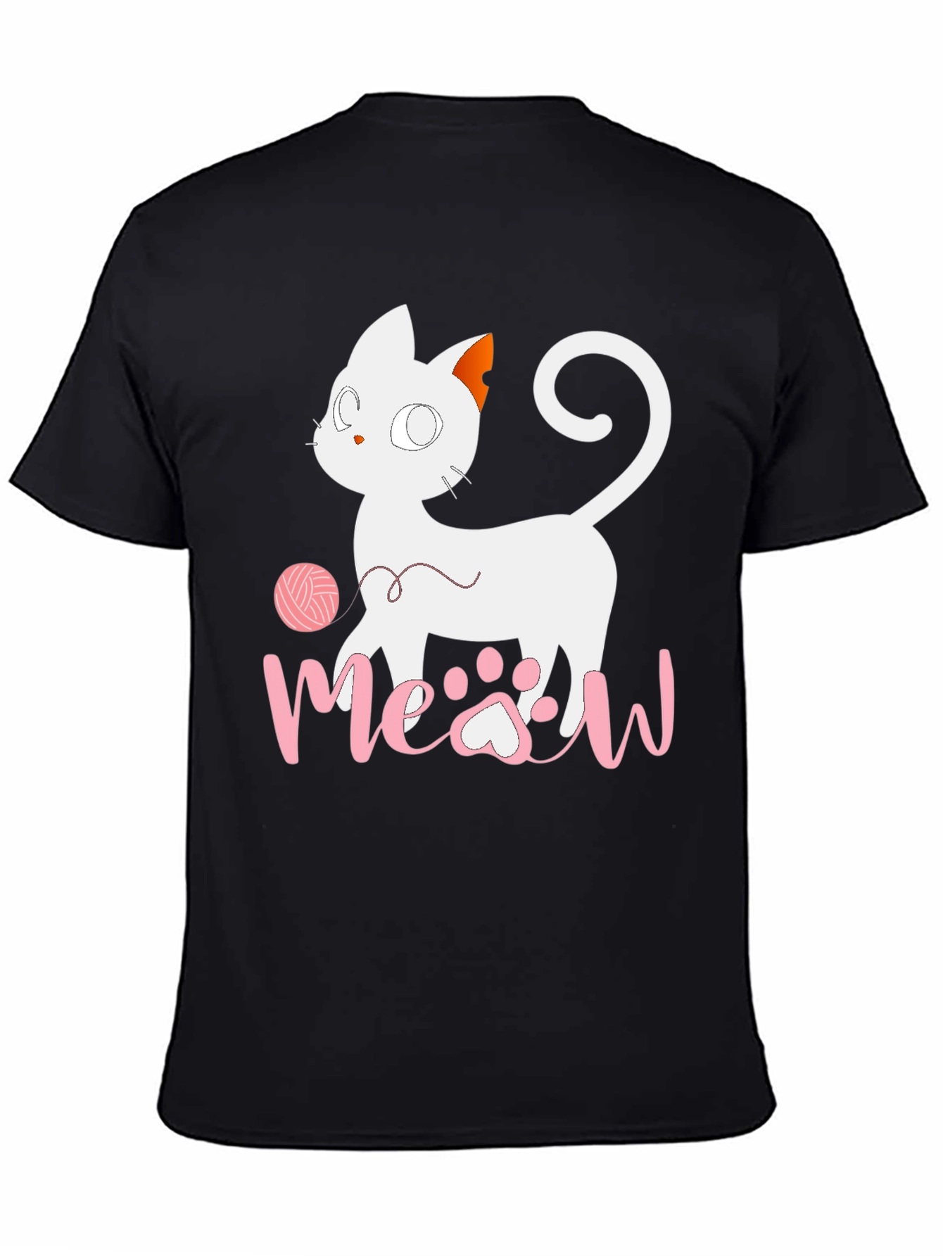 Cute Cat Meow T-Shirt - Fun Graphic Tee