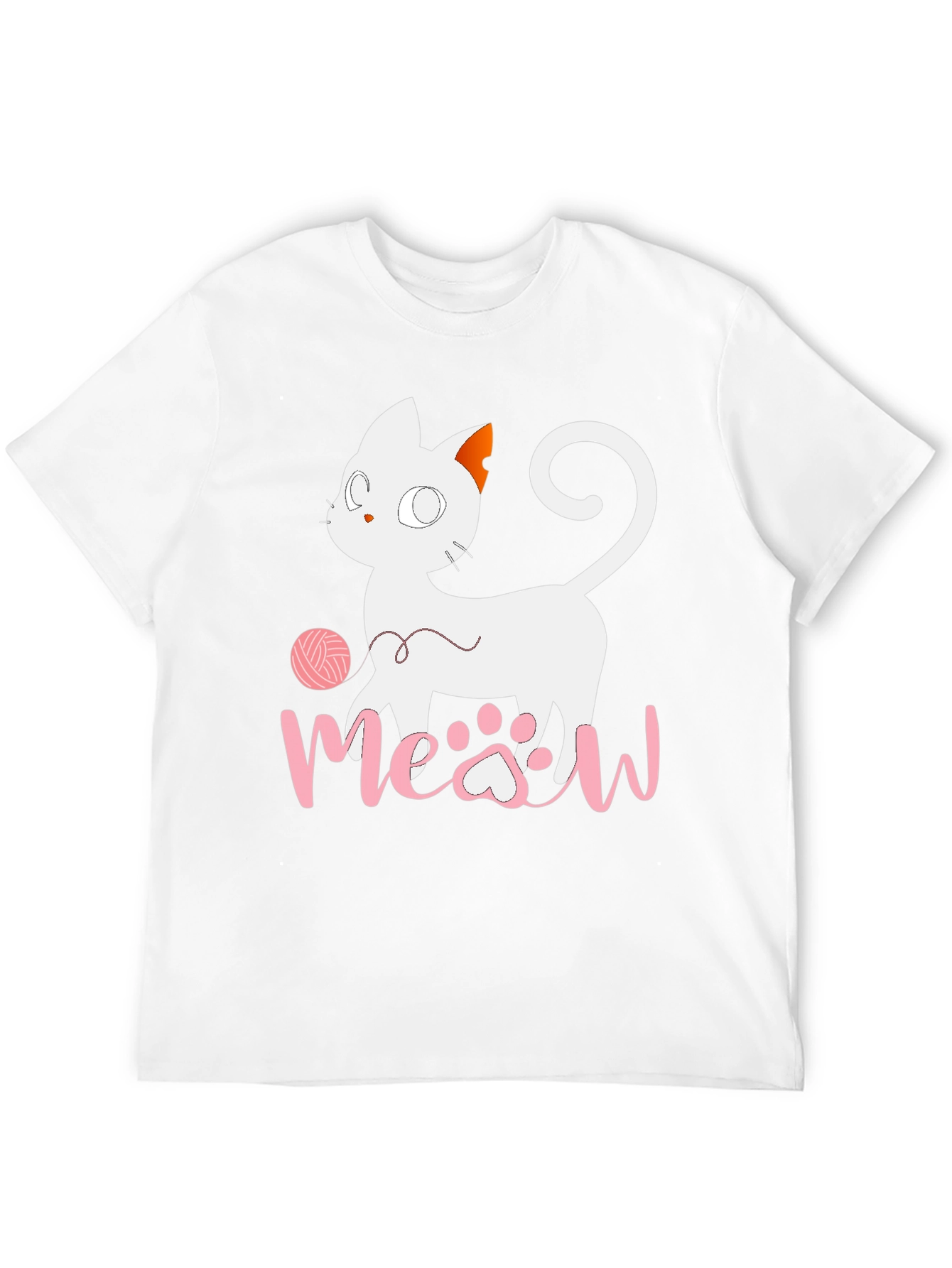 Cute Cat Meow T-Shirt - Fun Graphic Tee