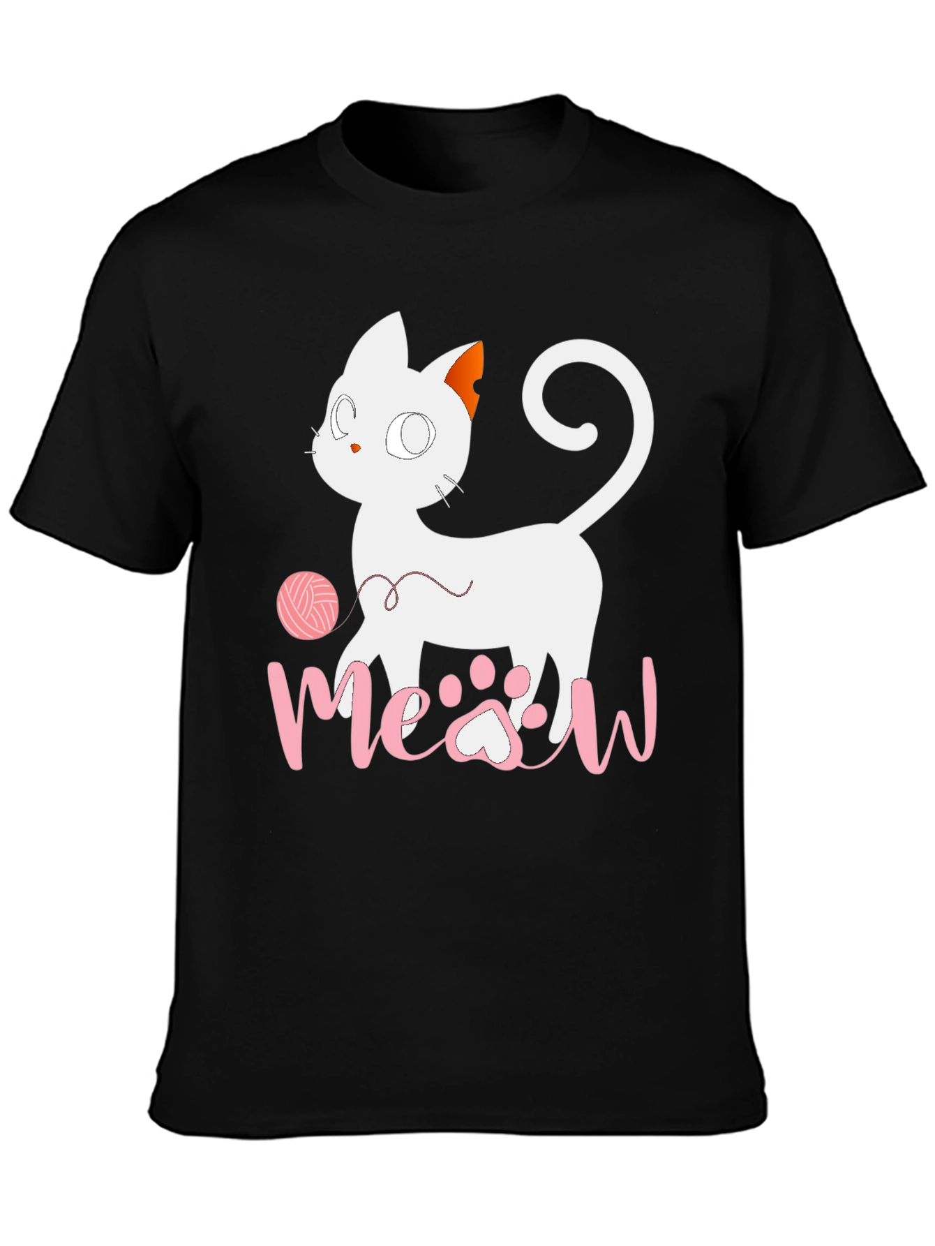 Cute Cat Meow T-Shirt - Fun Graphic Tee