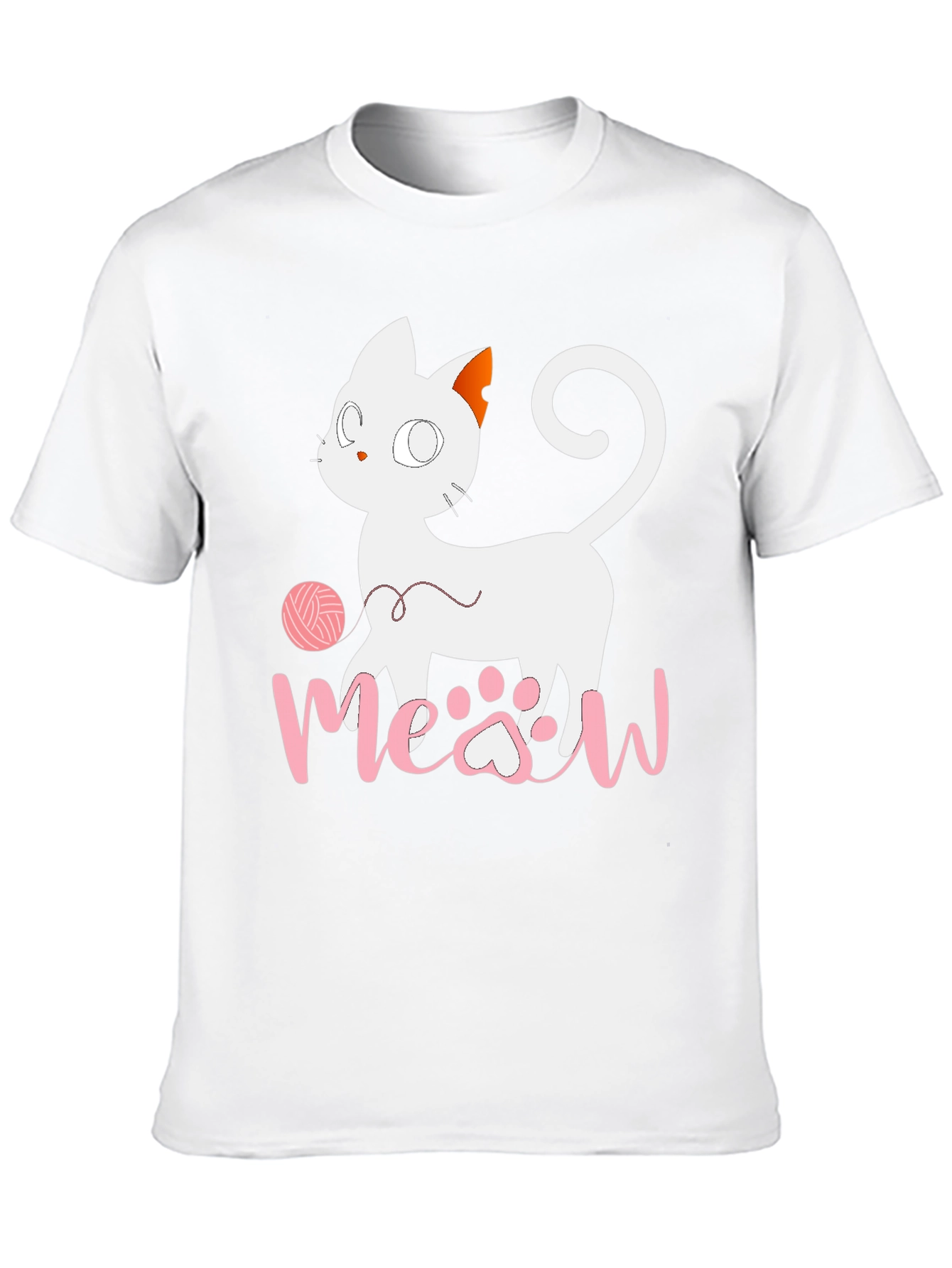 Cute Cat Meow T-Shirt - Fun Graphic Tee