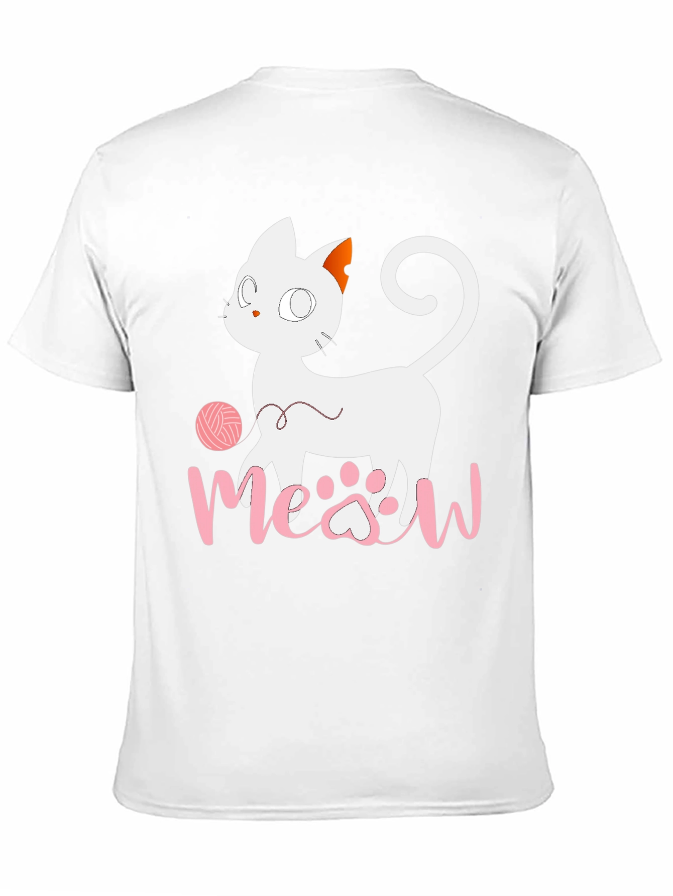 Cute Cat Meow T-Shirt - Fun Graphic Tee
