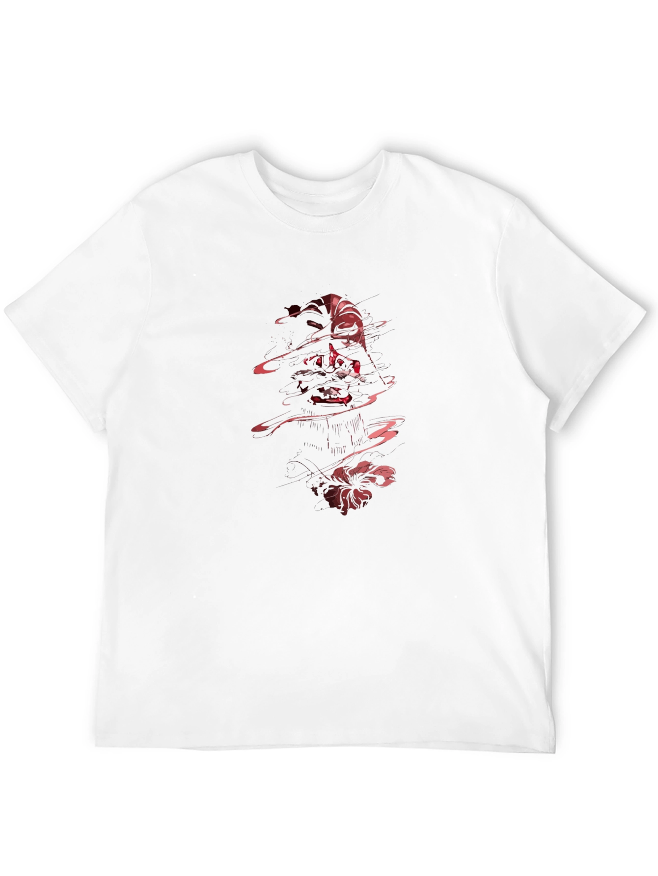 Graphic Print Tee - Dark Anime Design