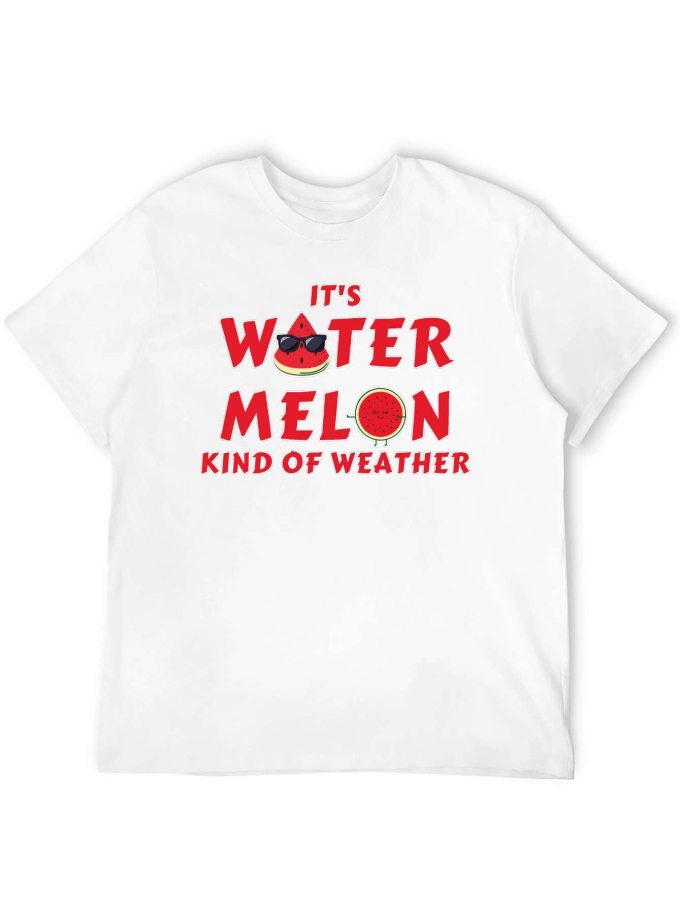 Its Watermelon Kind of Weather Black T-Shirt