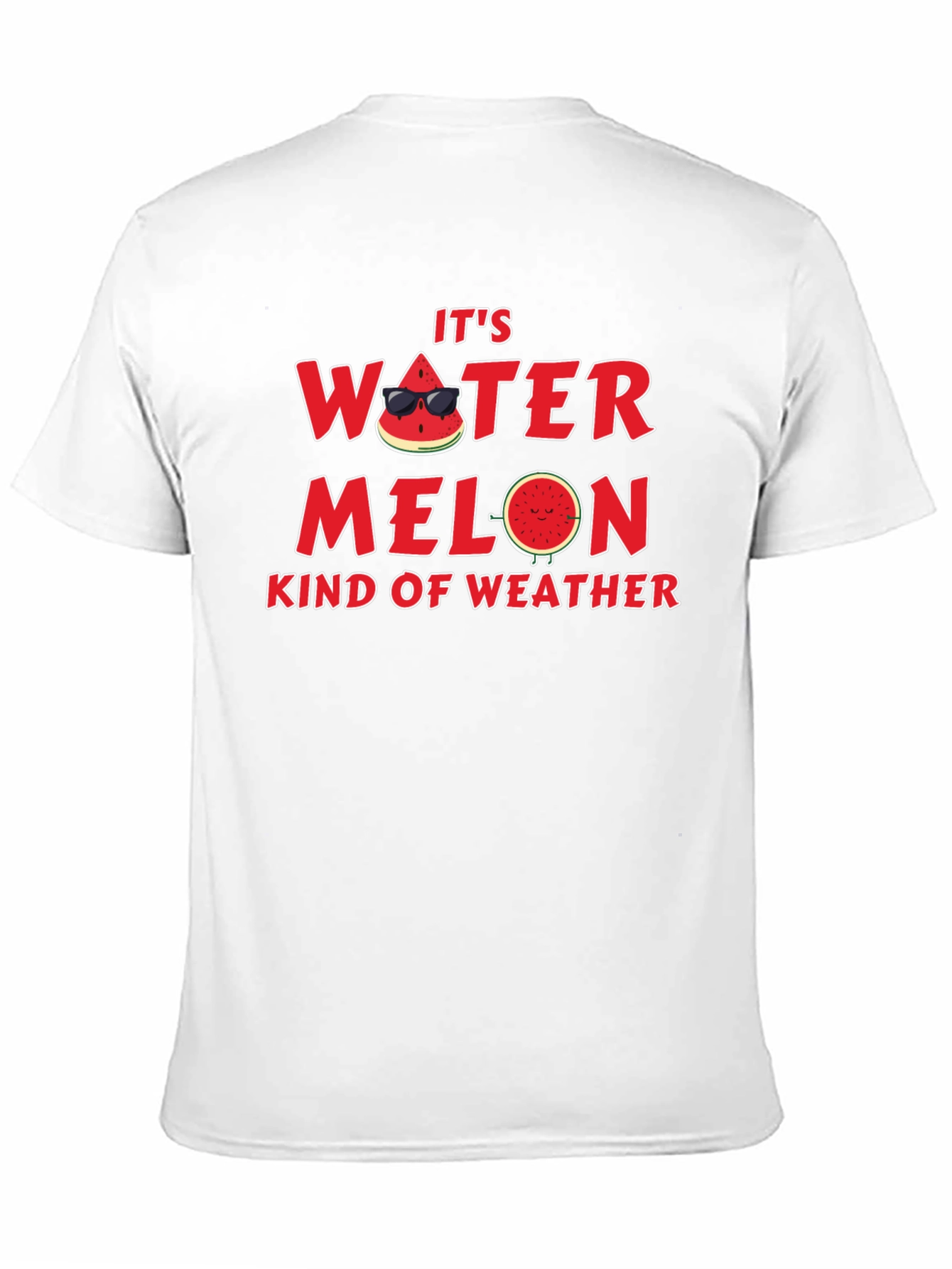 Its Watermelon Kind of Weather Black T-Shirt