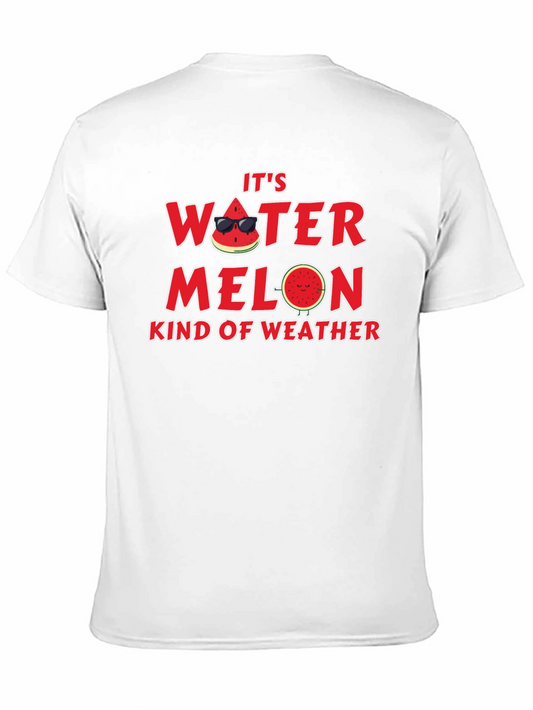 Its Watermelon Kind of Weather Black T-Shirt