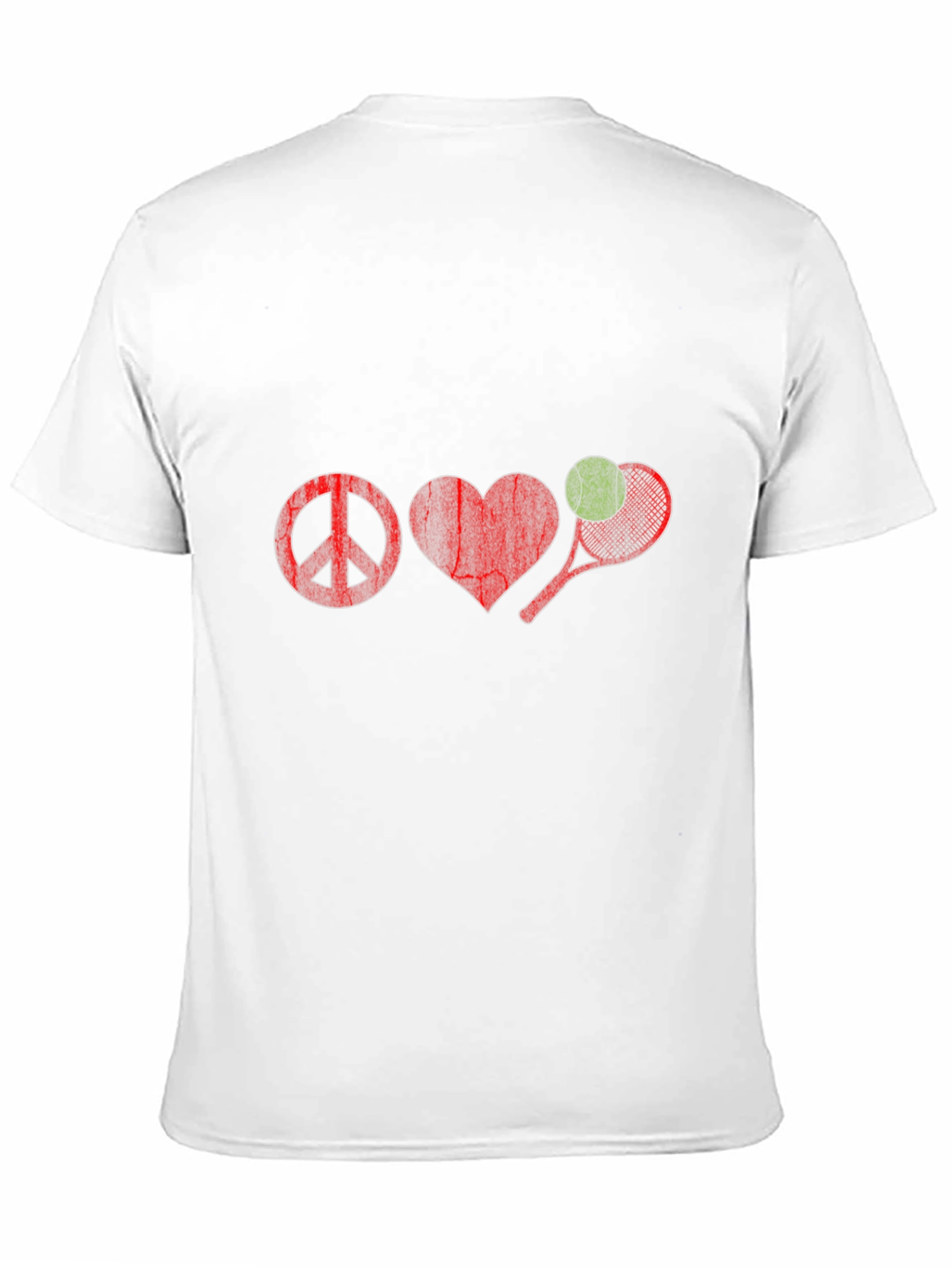 Peace Love Tennis Graphic Tee