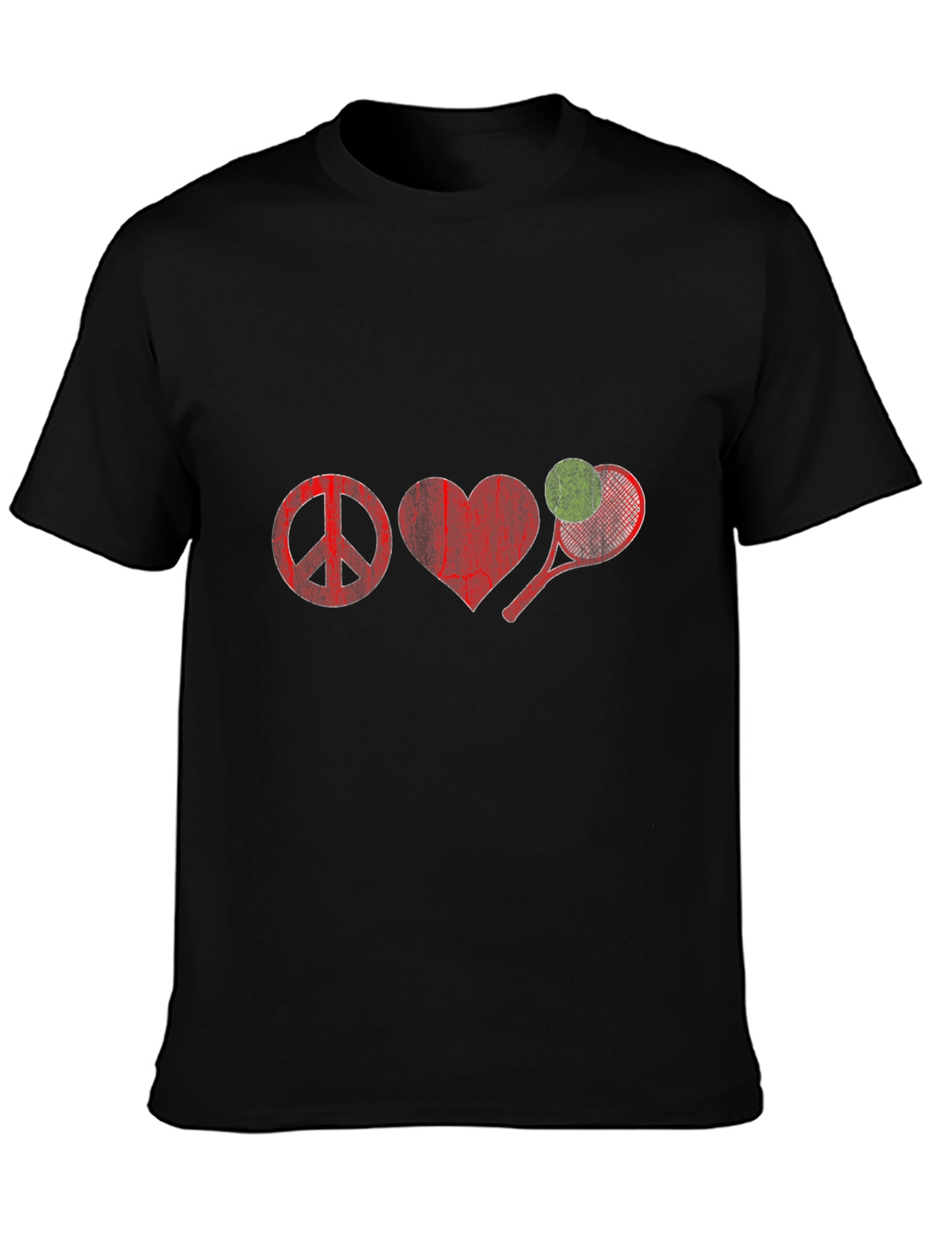 Peace Love Tennis Graphic Tee