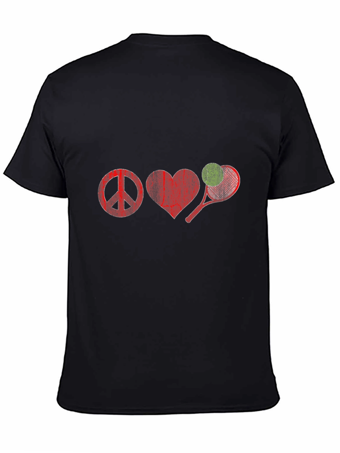 Peace Love Tennis Graphic Tee