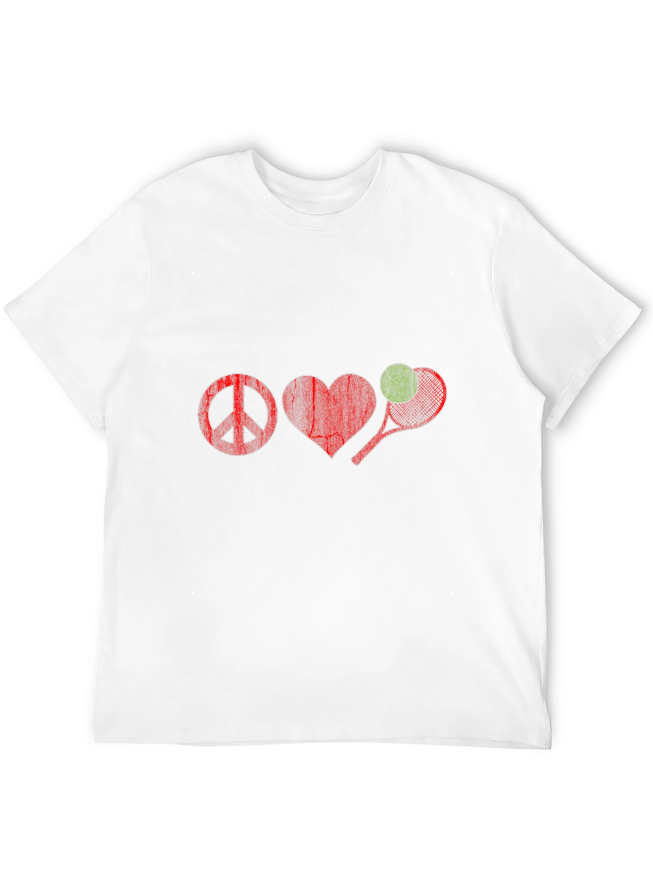 Peace Love Tennis Graphic Tee