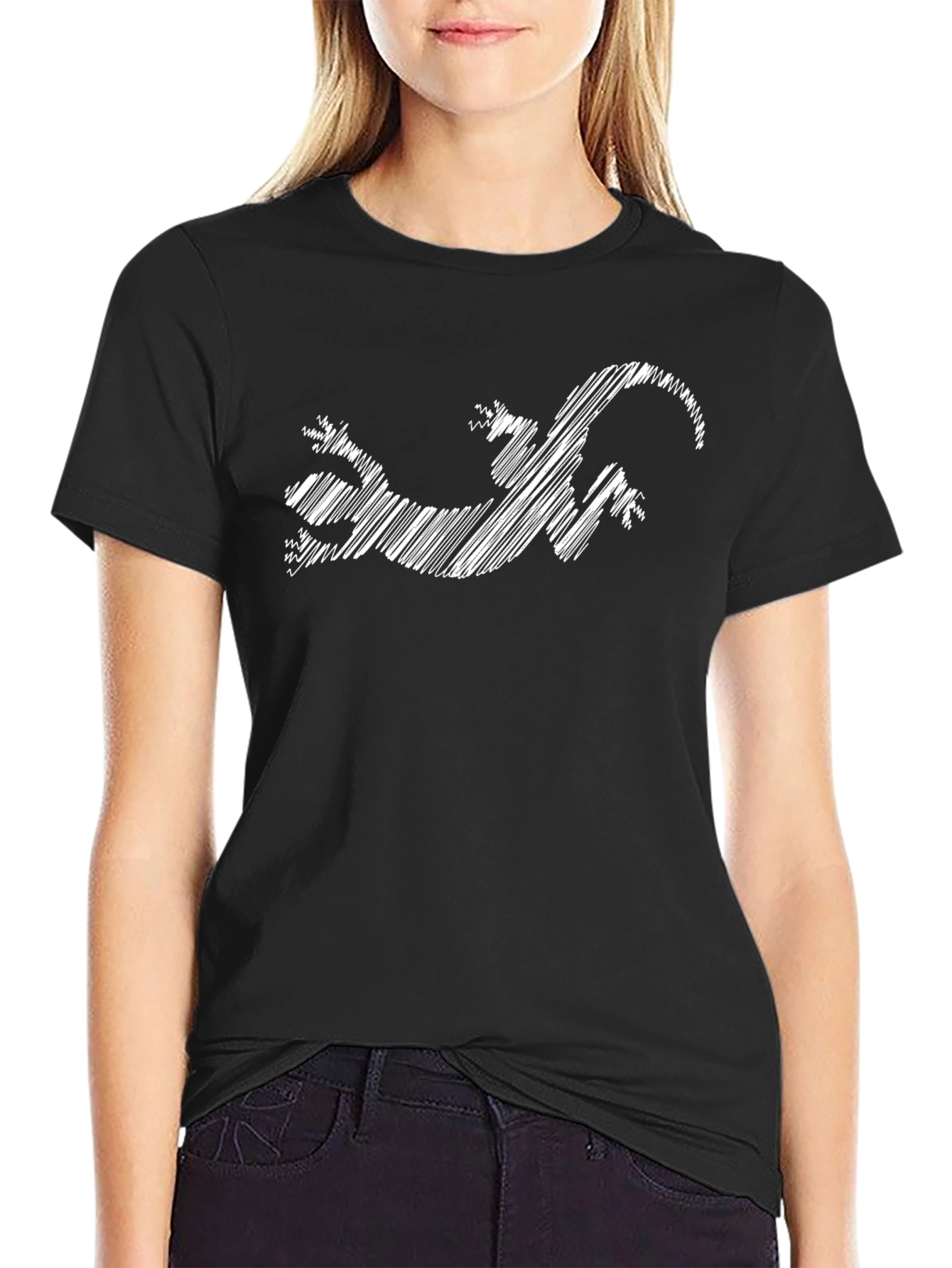 Lizard Graphic T-Shirt - Cool Reptile Design