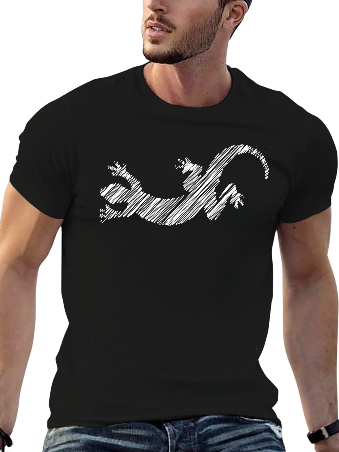 Lizard Graphic T-Shirt - Cool Reptile Design