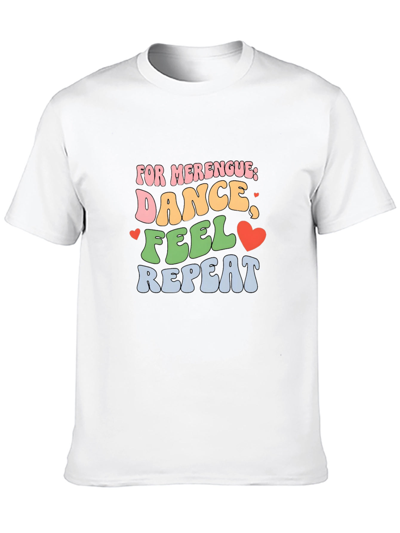 Merengue Dance T-Shirt - Feel Repeat Music Lover Tee