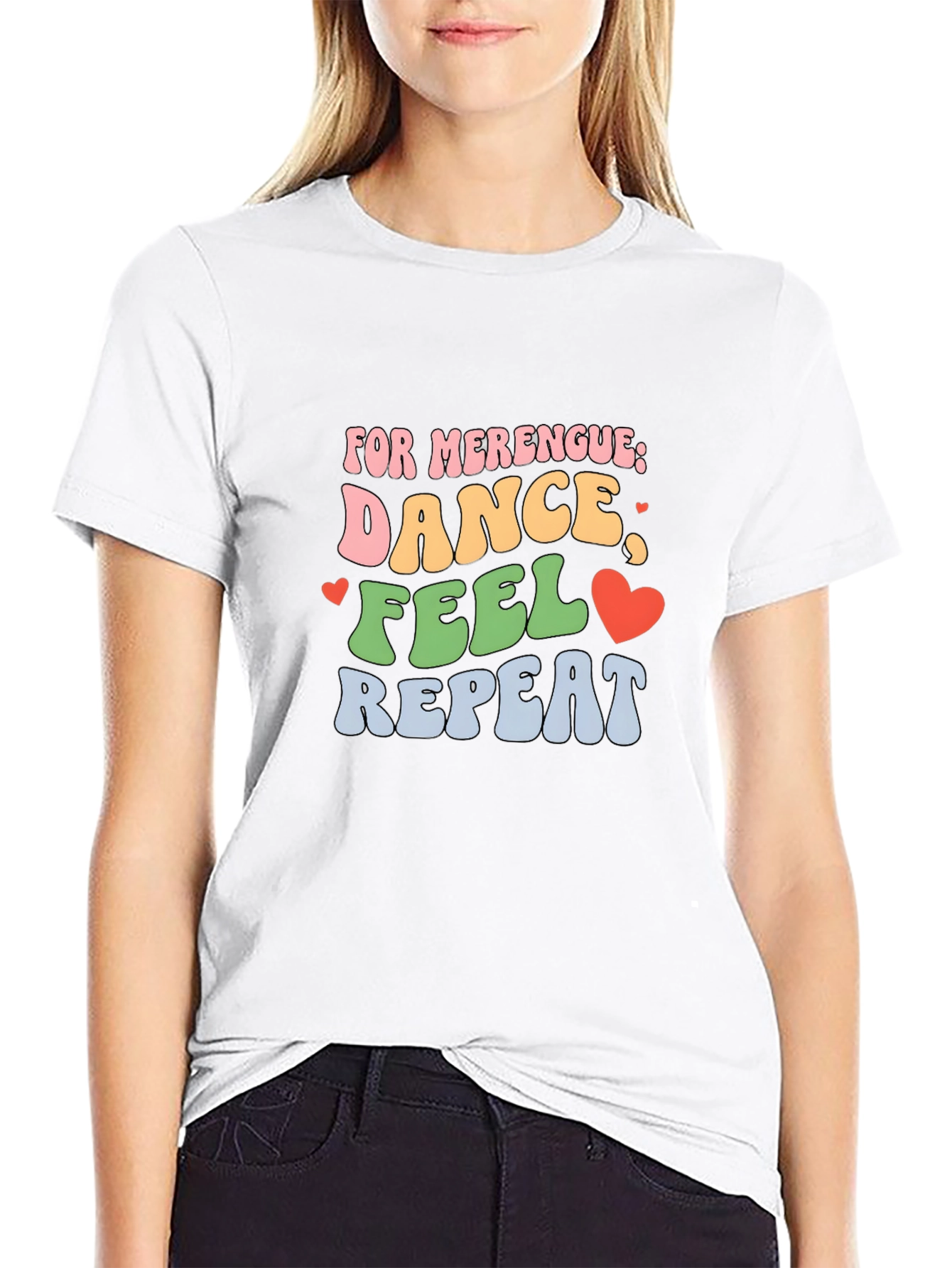 Merengue Dance T-Shirt - Feel Repeat Music Lover Tee