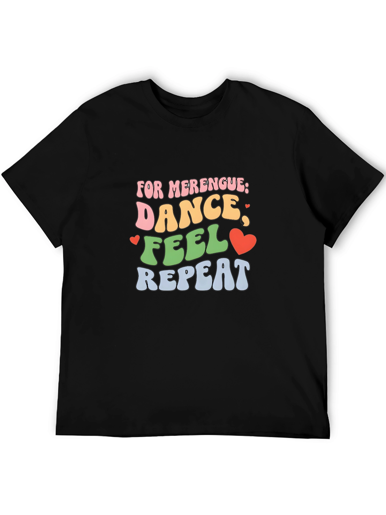 Merengue Dance T-Shirt - Feel Repeat Music Lover Tee
