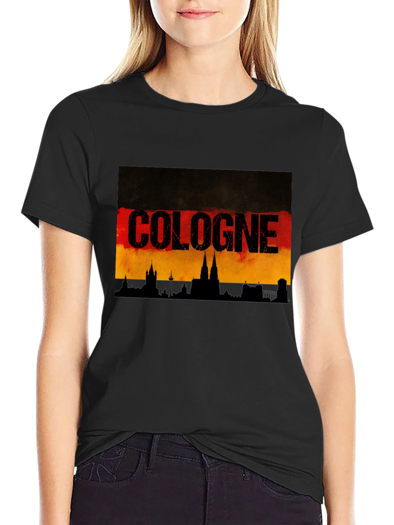 Cologne Germany T-Shirt German Skyline