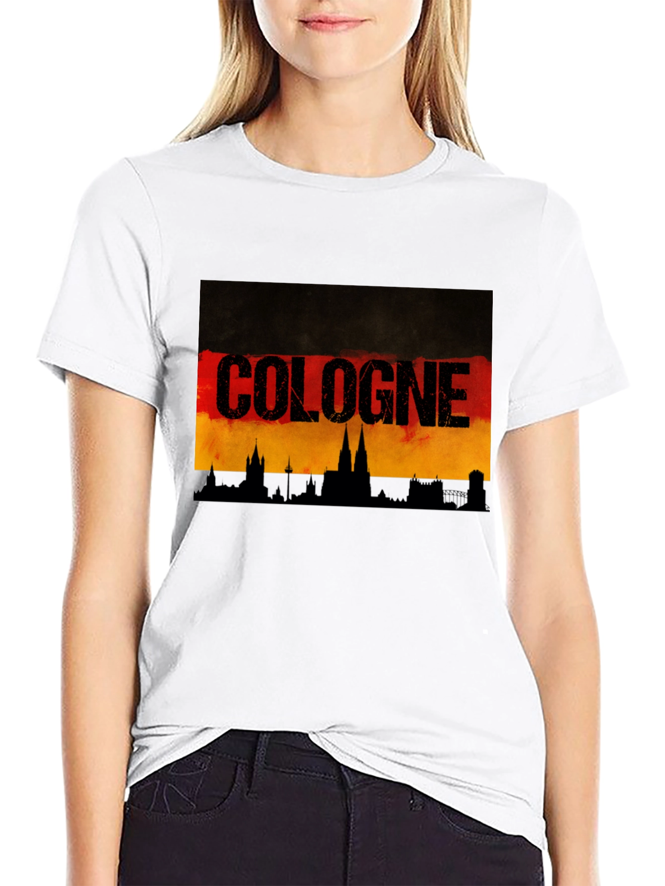 Cologne Germany T-Shirt German Skyline