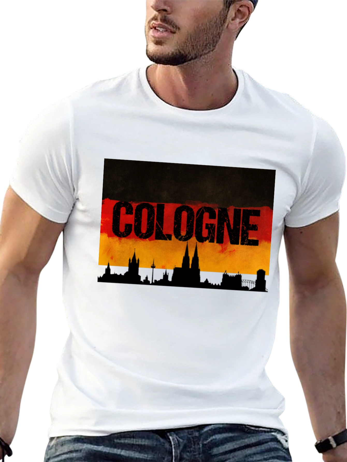 Cologne Germany T-Shirt German Skyline