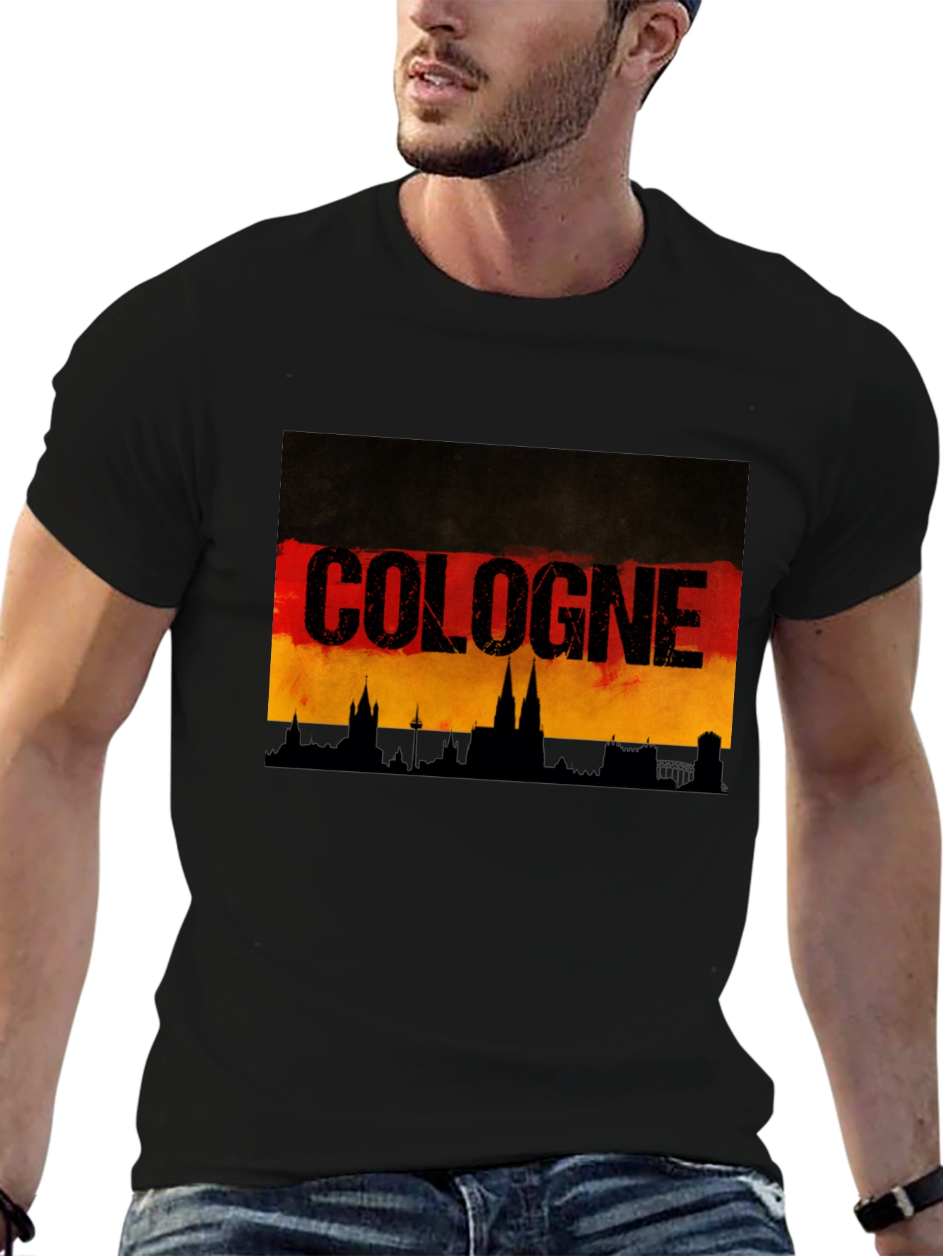 Cologne Germany T-Shirt German Skyline