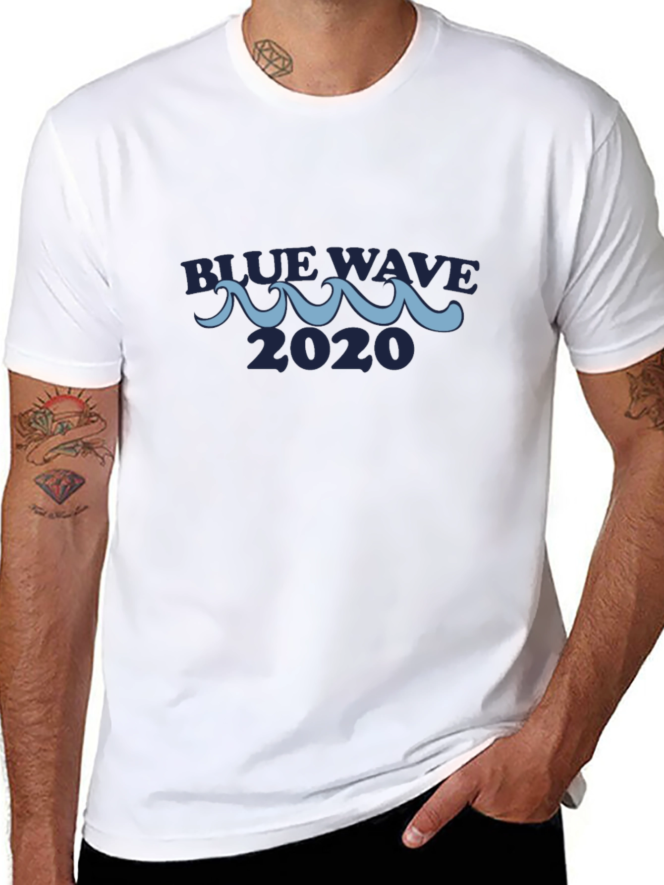 Blue Wave 2020 Graphic Tee - Political Statement Shirt