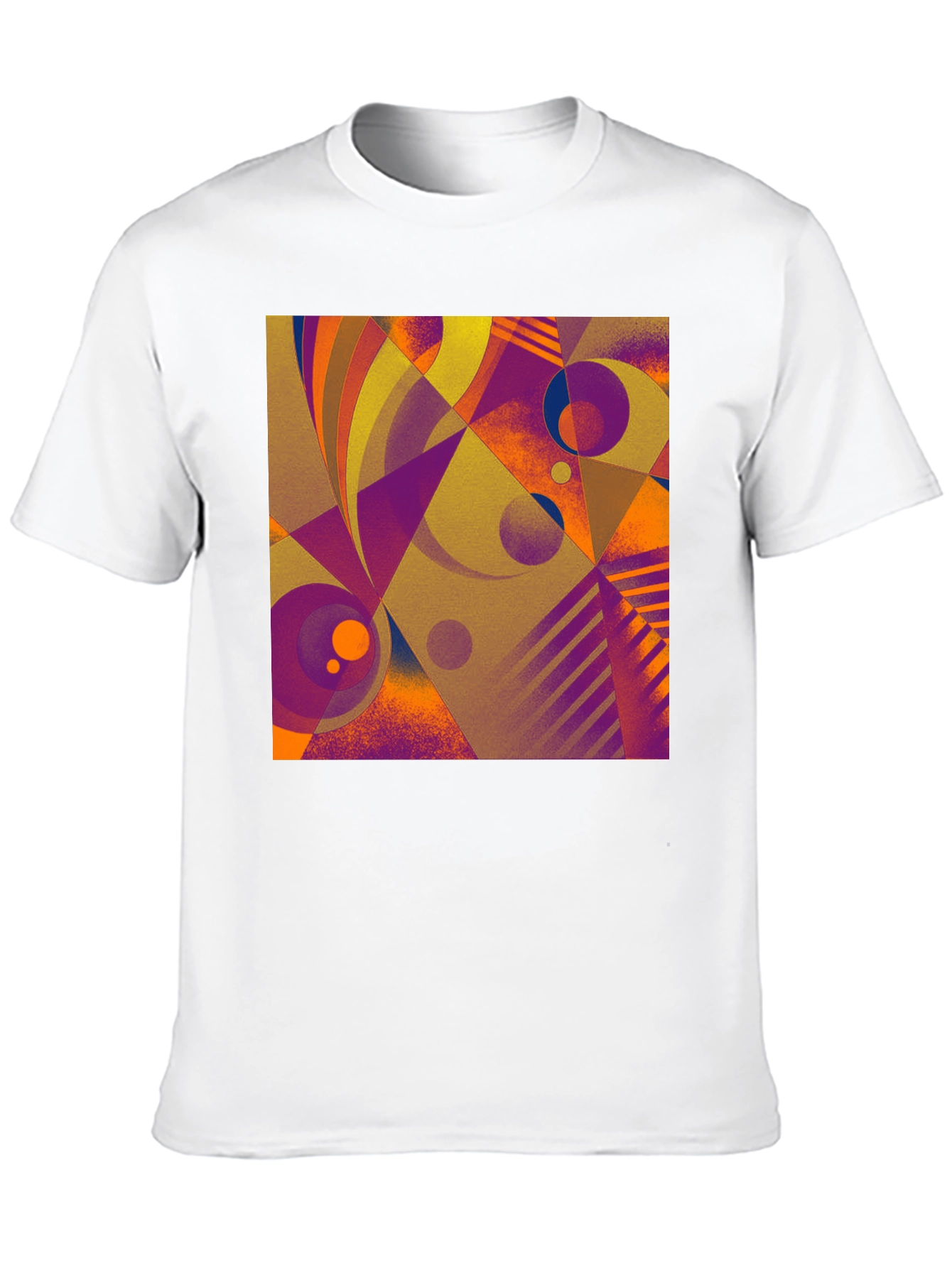 Abstract Geometric Print T-Shirt