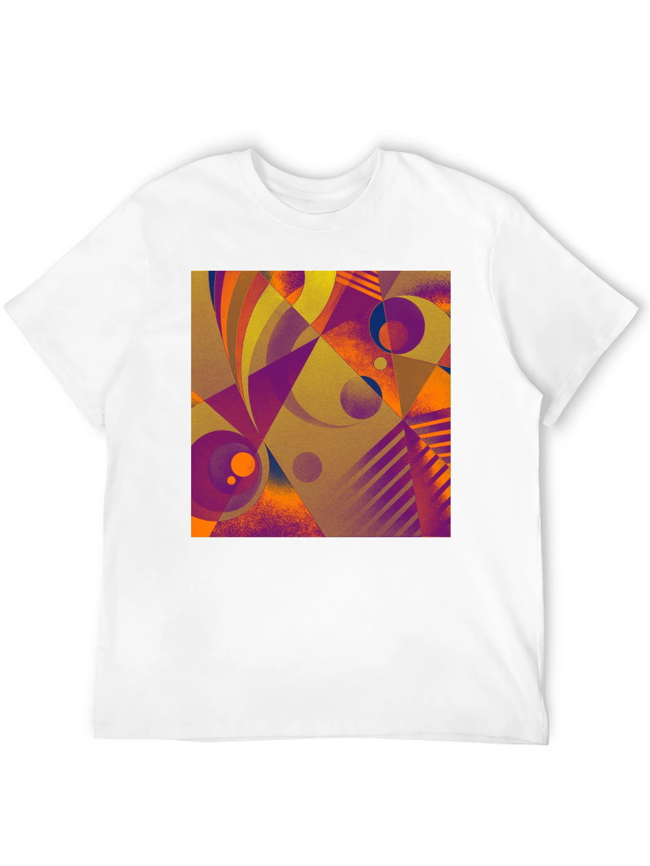 Abstract Geometric Print T-Shirt