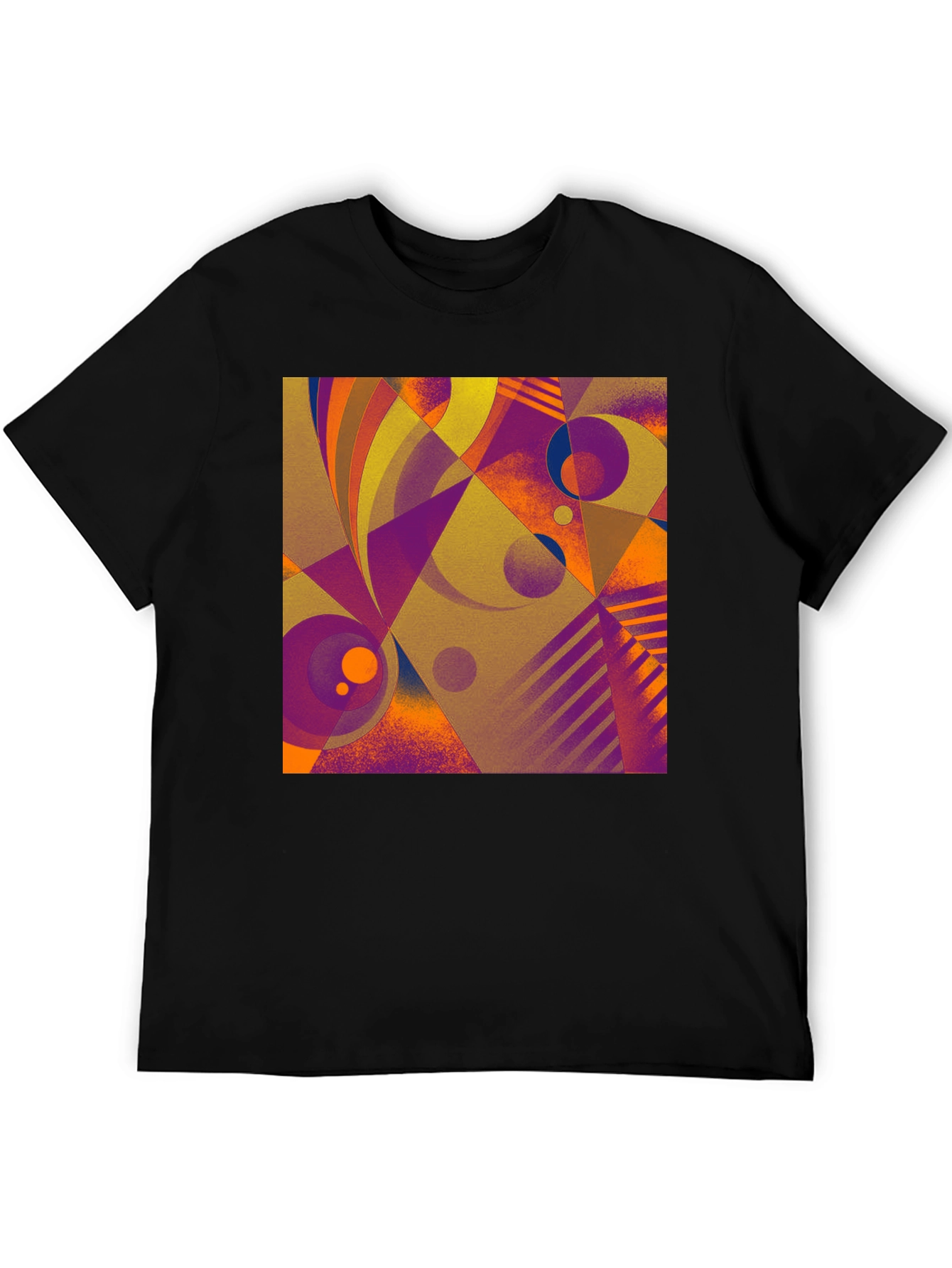 Abstract Geometric Print T-Shirt