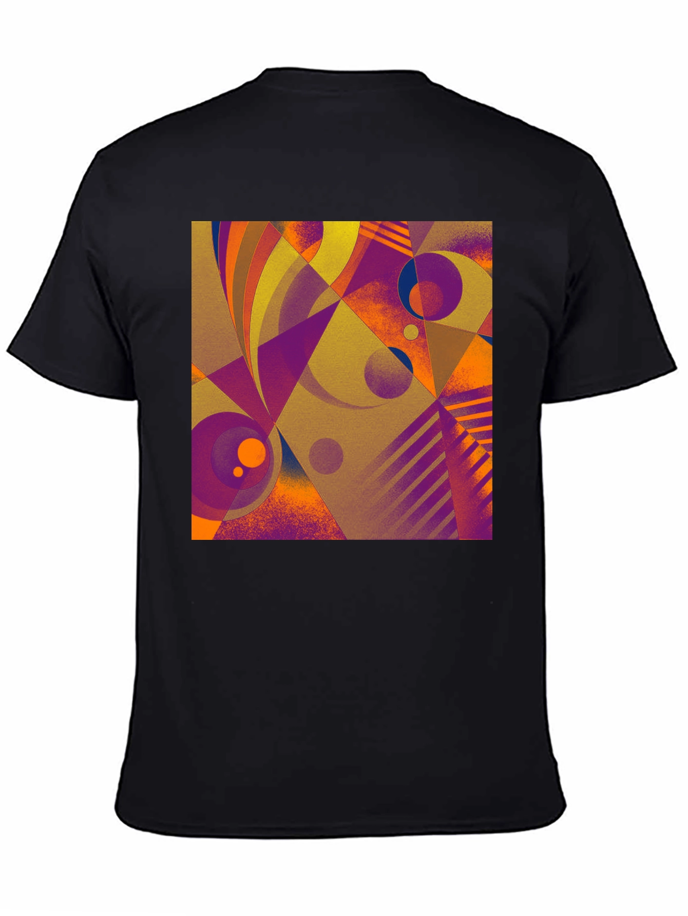 Abstract Geometric Print T-Shirt