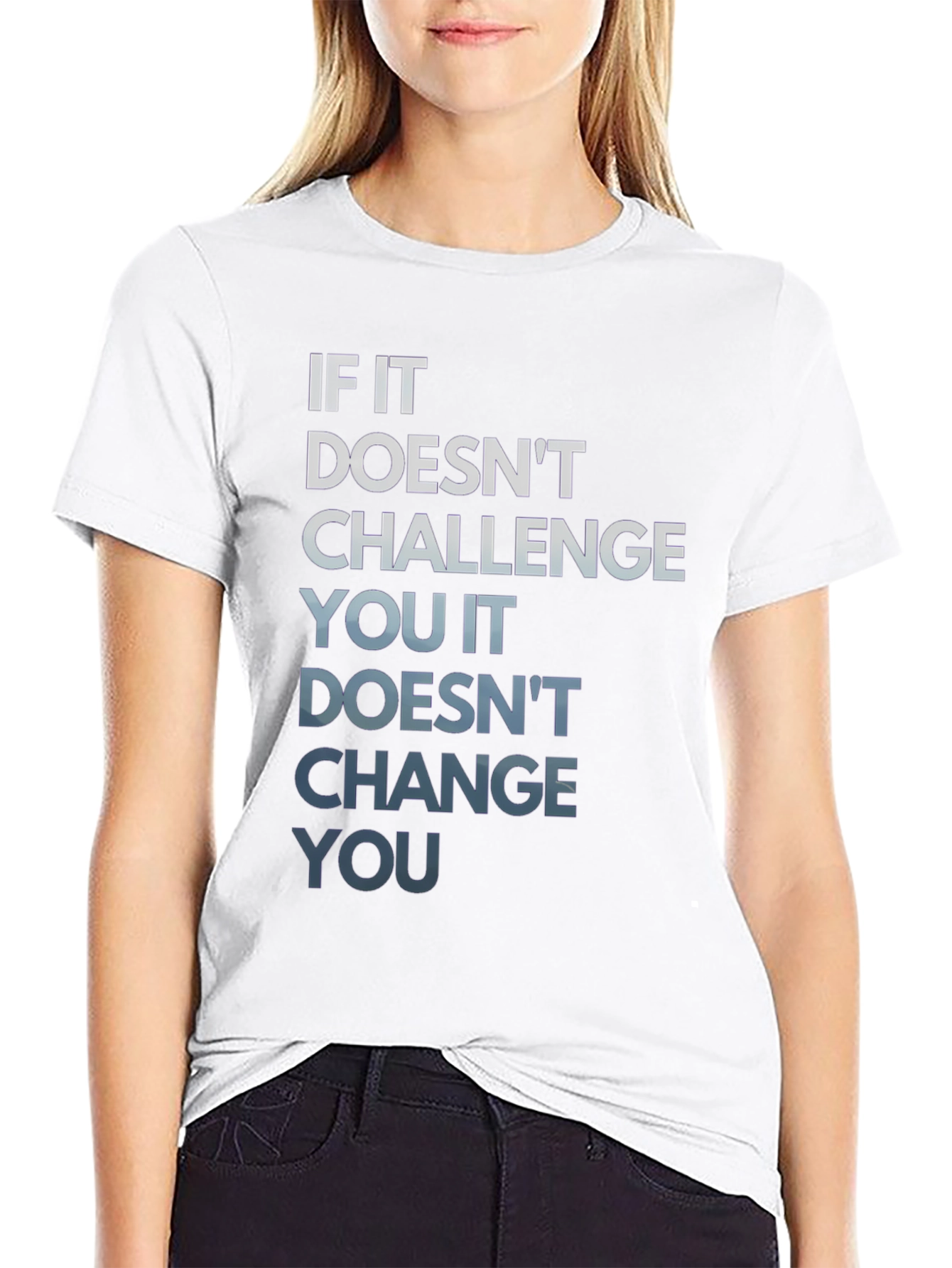 Motivational Graphic Tee: Challenge Change