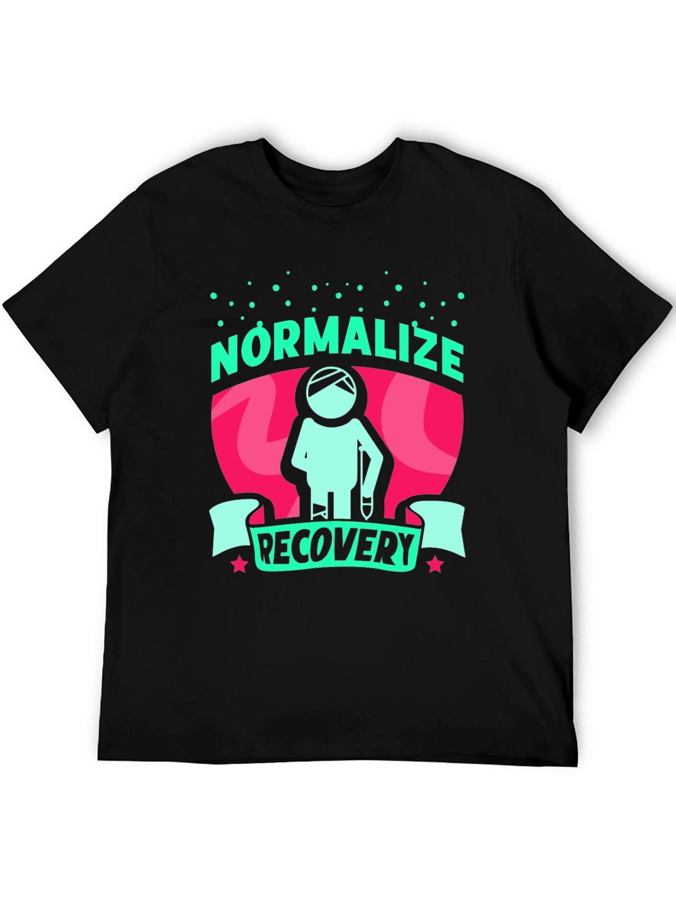 Normalize Recovery Graphic Tee - Stylish Support!