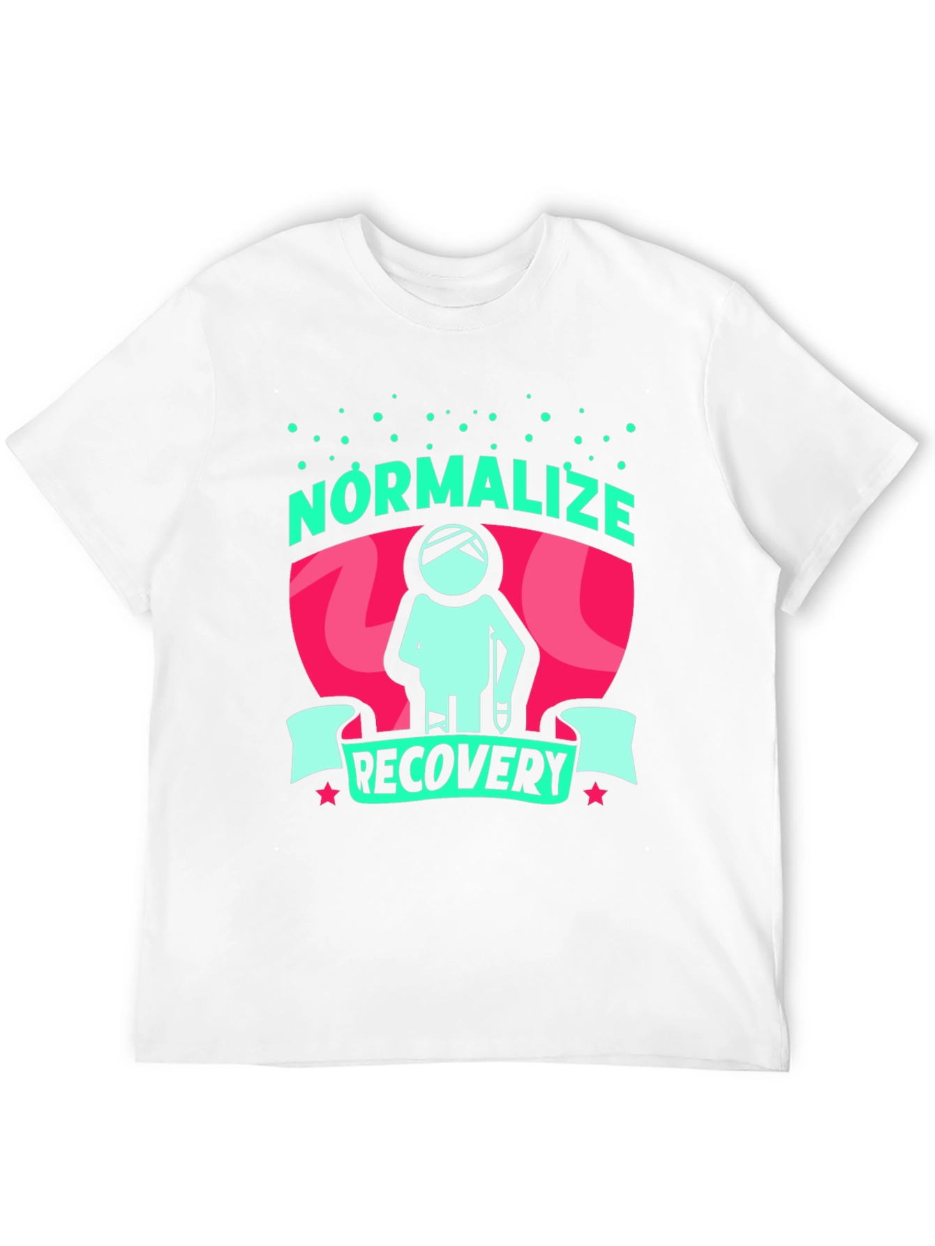 Normalize Recovery Graphic Tee - Stylish Support!