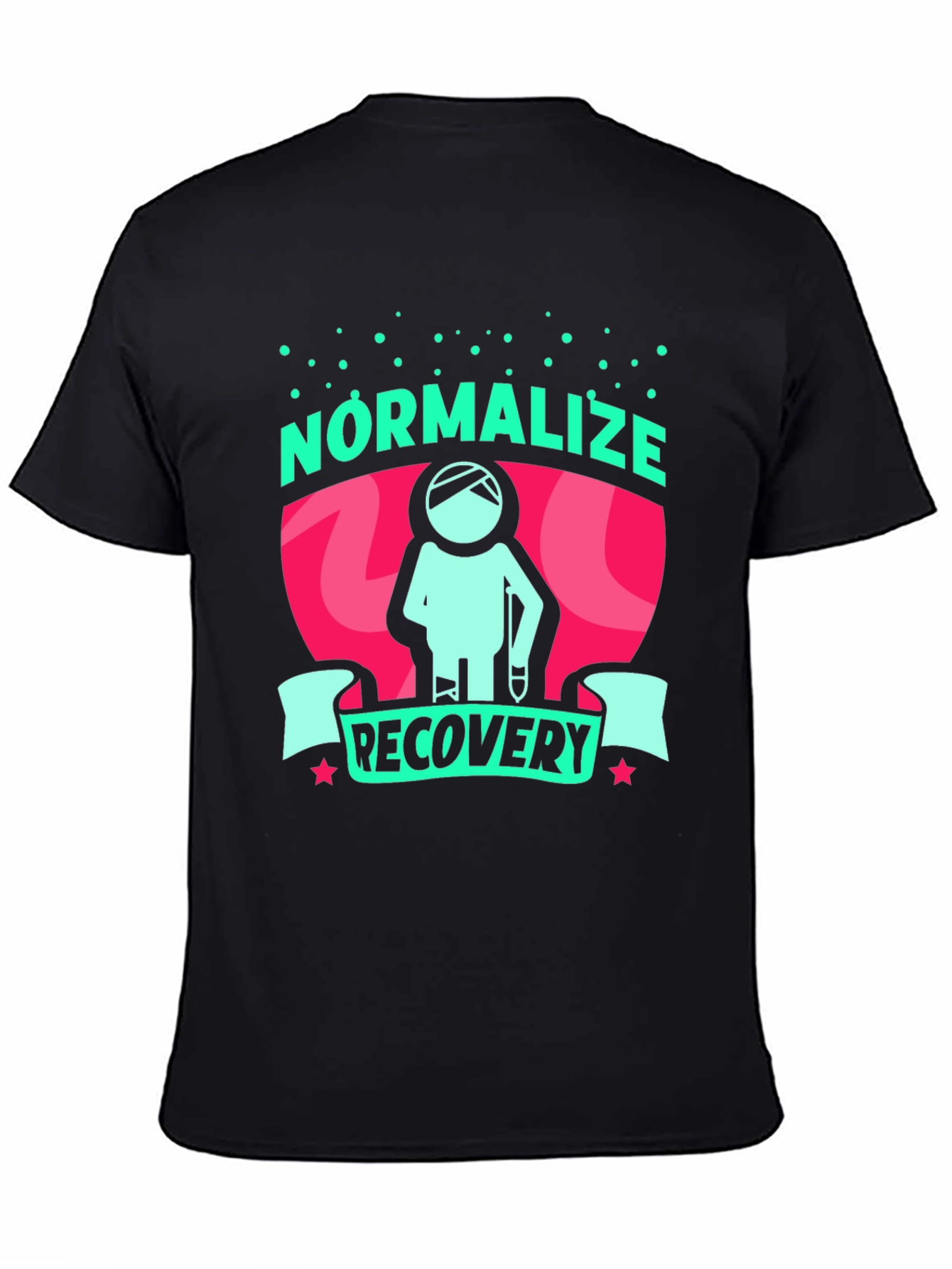 Normalize Recovery Graphic Tee - Stylish Support!