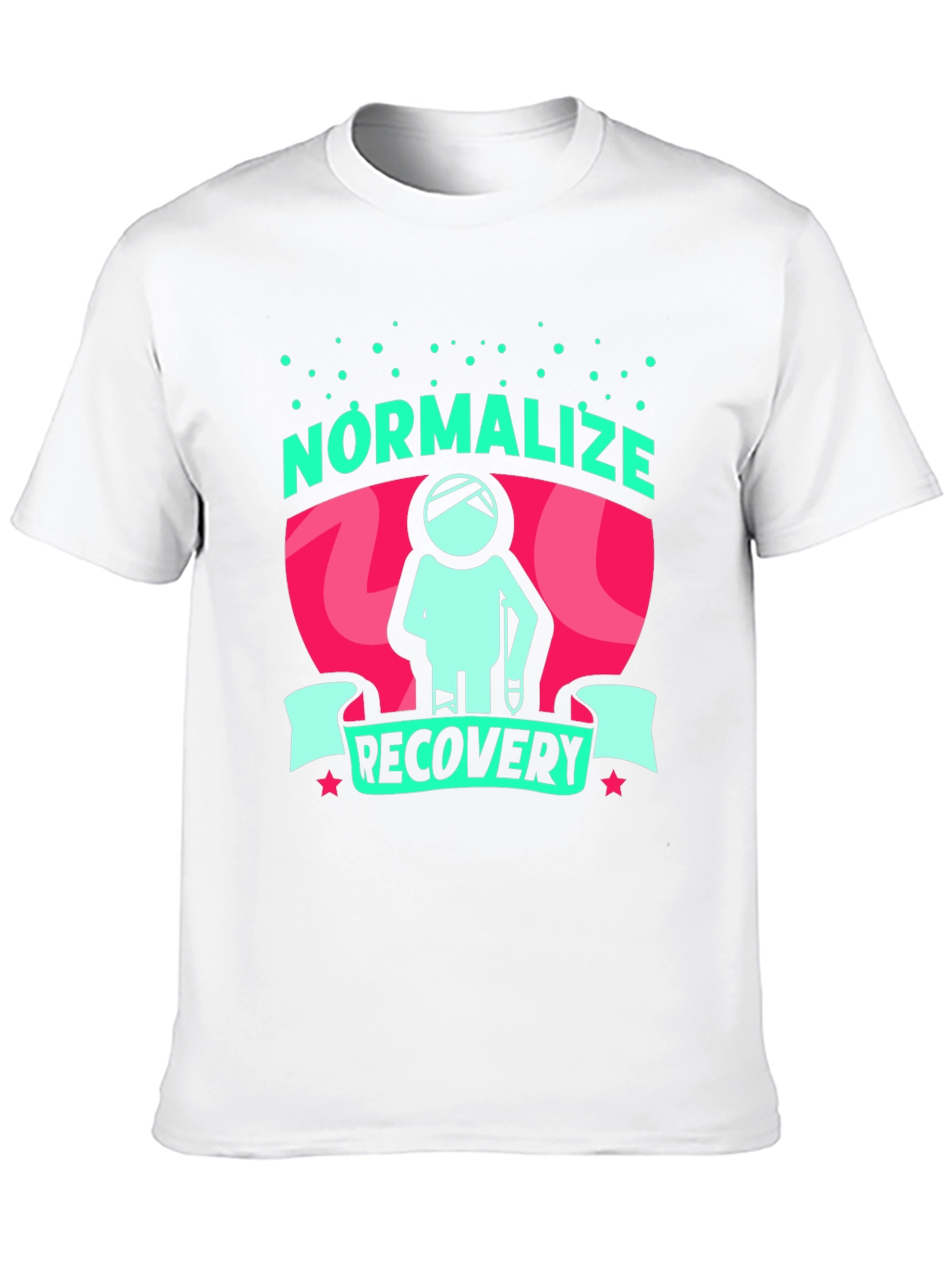 Normalize Recovery Graphic Tee - Stylish Support!