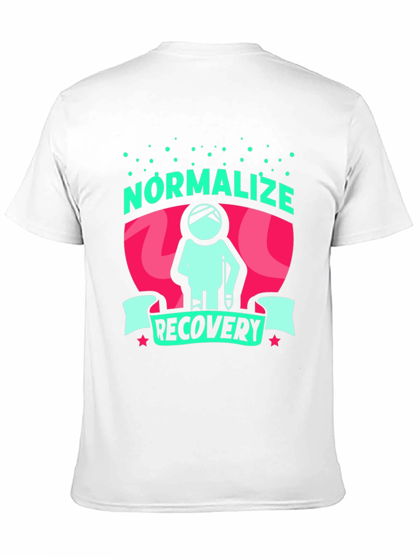 Normalize Recovery Graphic Tee - Stylish Support!