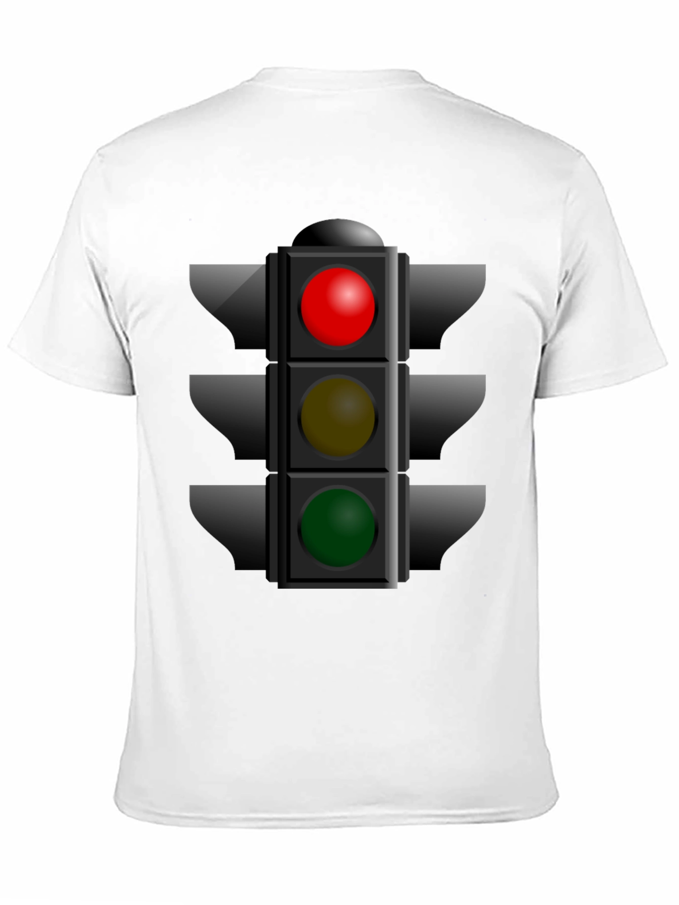 Traffic Light Graphic Tee - Novelty Stoplight Shirt
