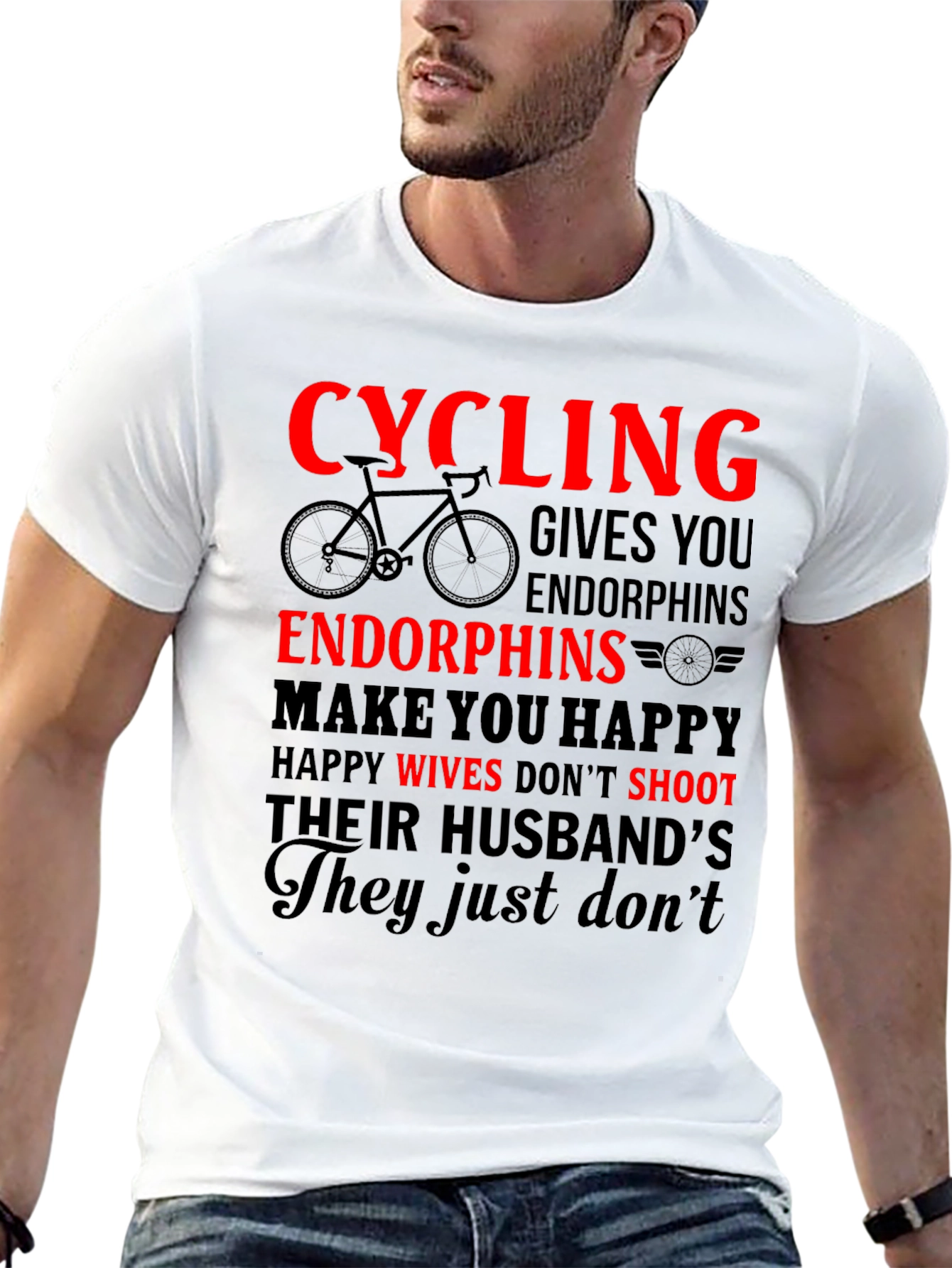 Cycling Endorphins Graphic Tee