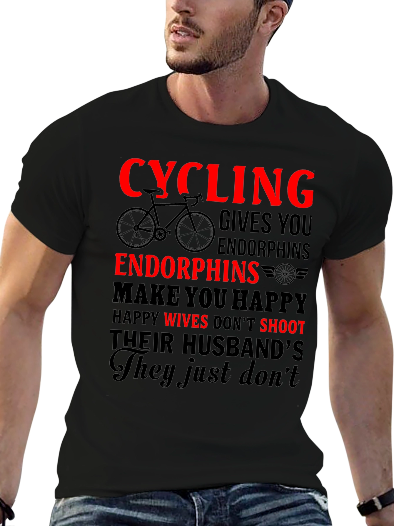 Cycling Endorphins Graphic Tee